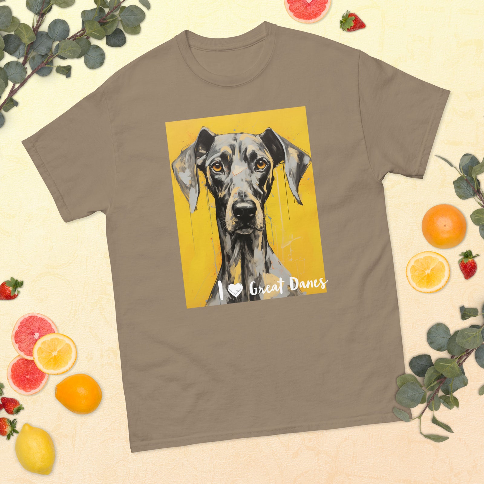 Men's classic tee - I ❤ DOGS - Great Dane