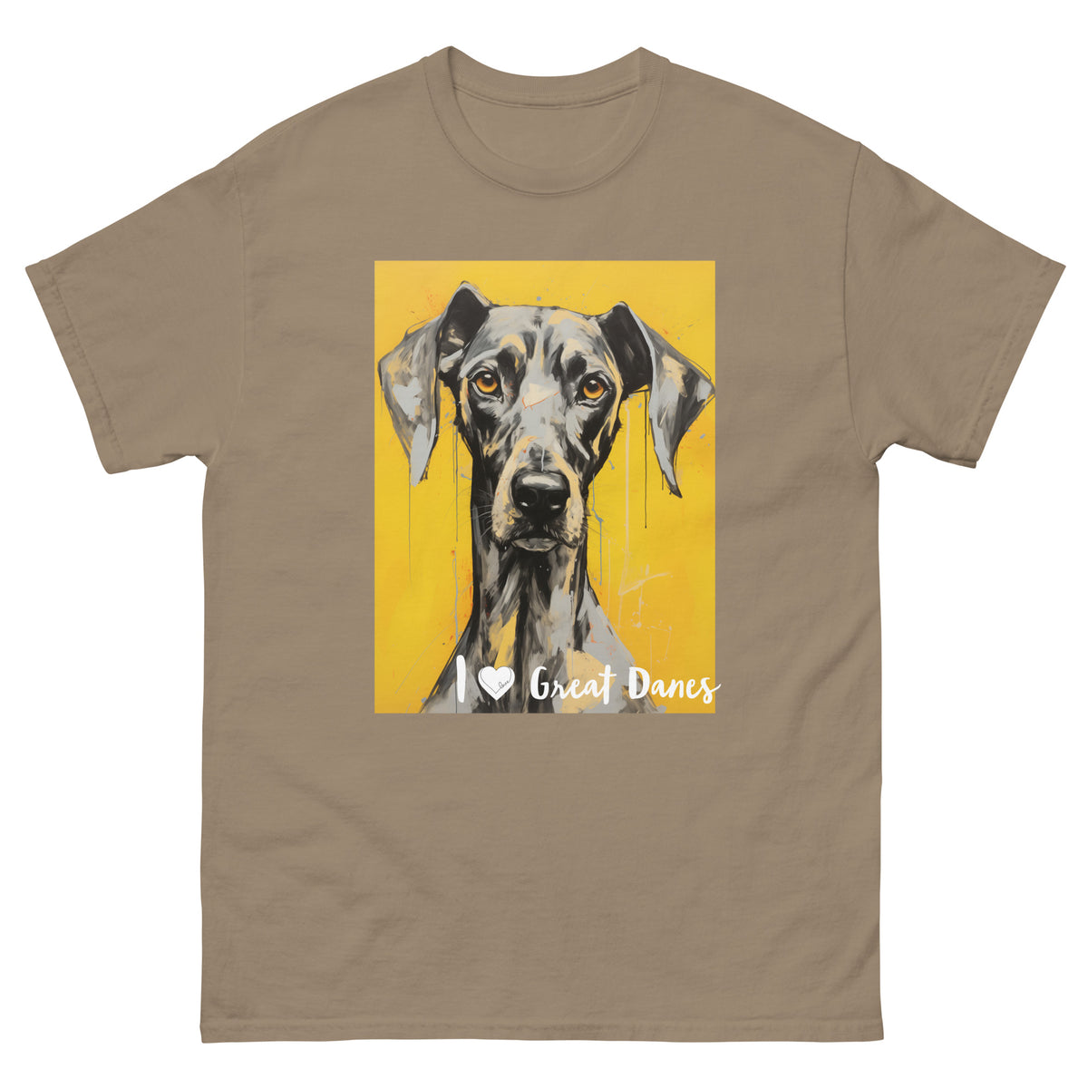 Men's classic tee - I ❤ DOGS - Great Dane