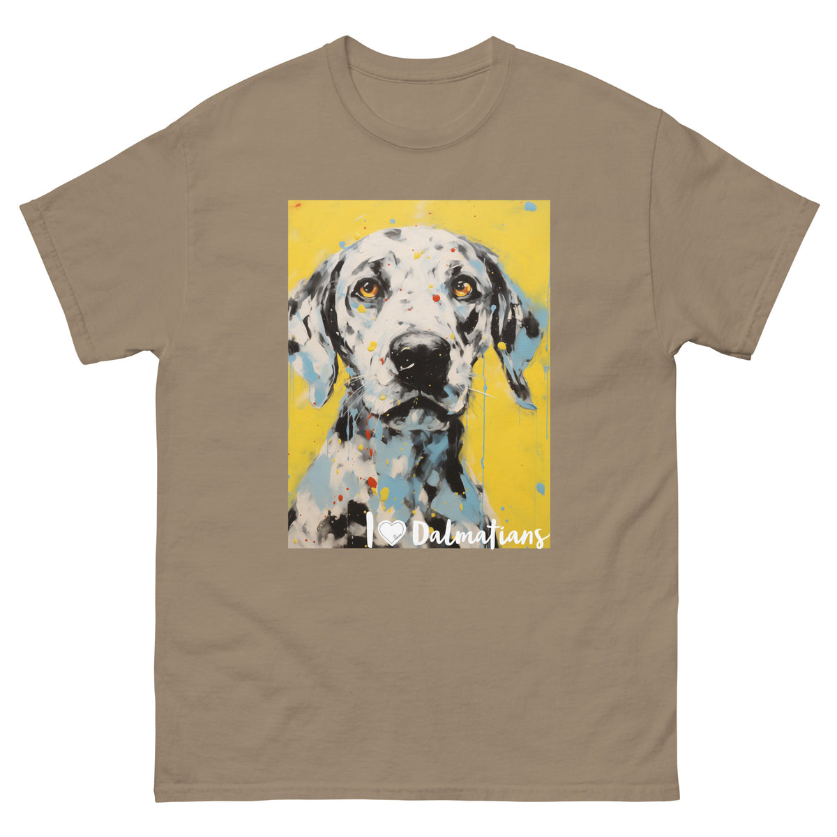 Men's classic tee - I ❤ DOGS - Dalmatian