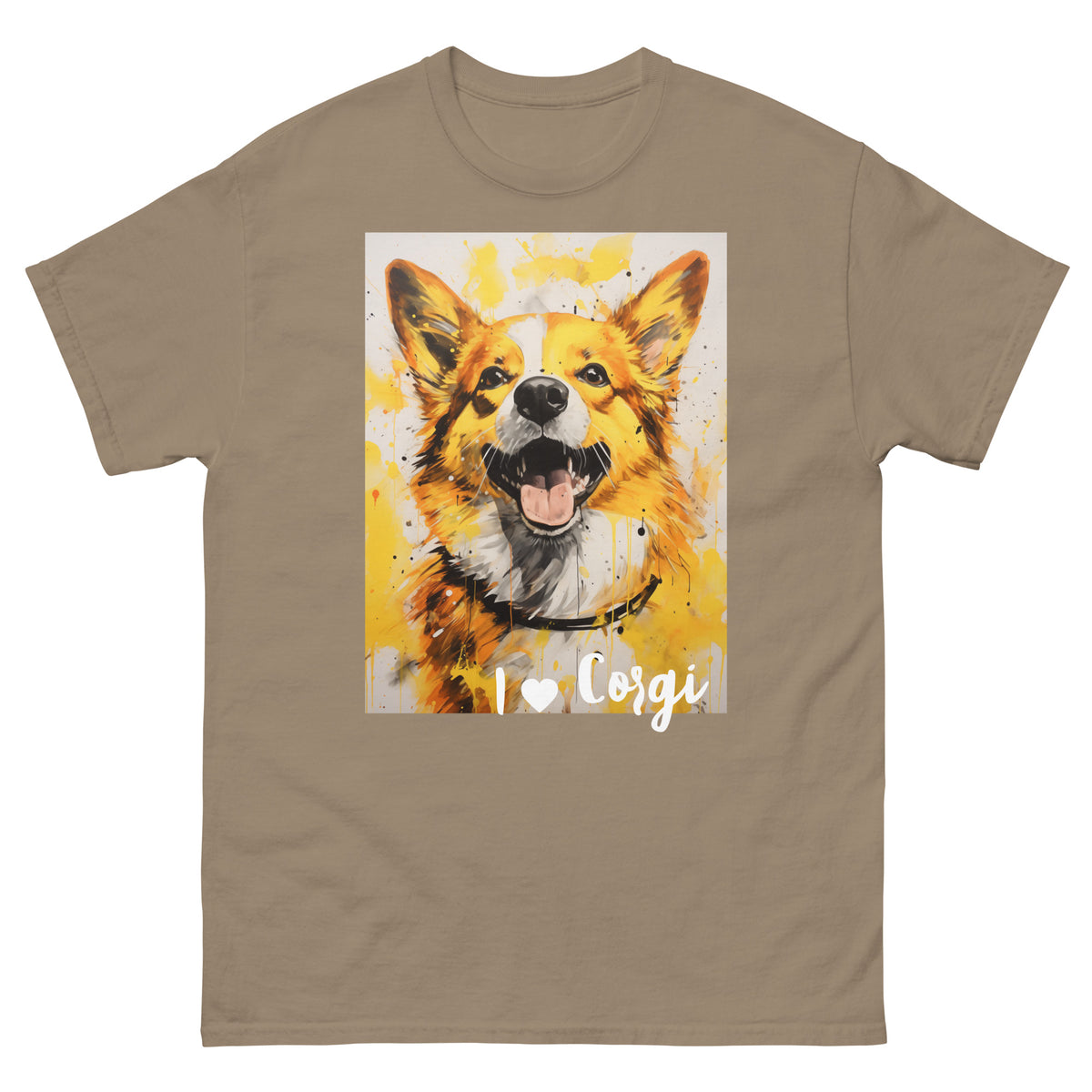Men's classic tee - I ❤ DOGS - Pembroke Welsh Corgi