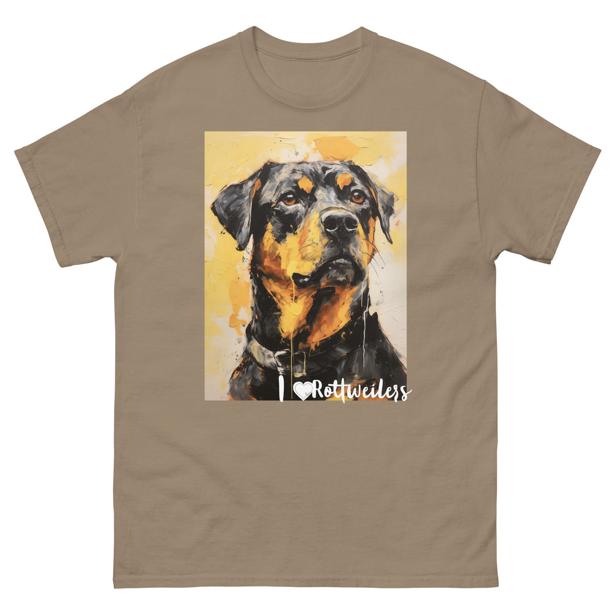 Men's classic tee - I ❤ DOGS - Rottweiler