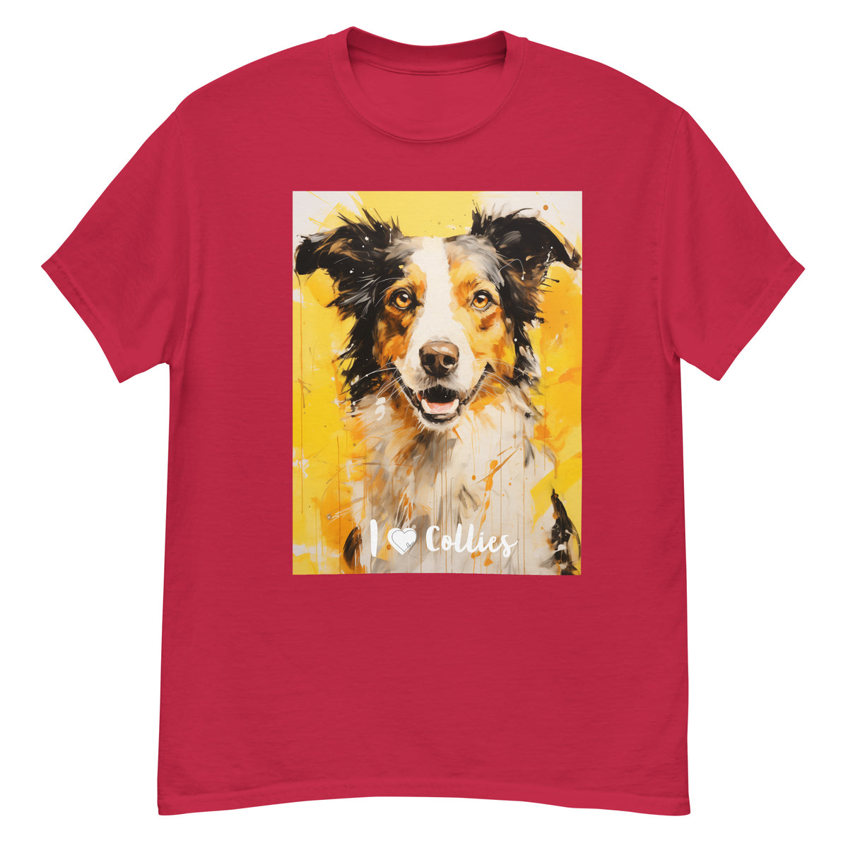 Men's classic tee - I ❤ DOGS - Border Collie