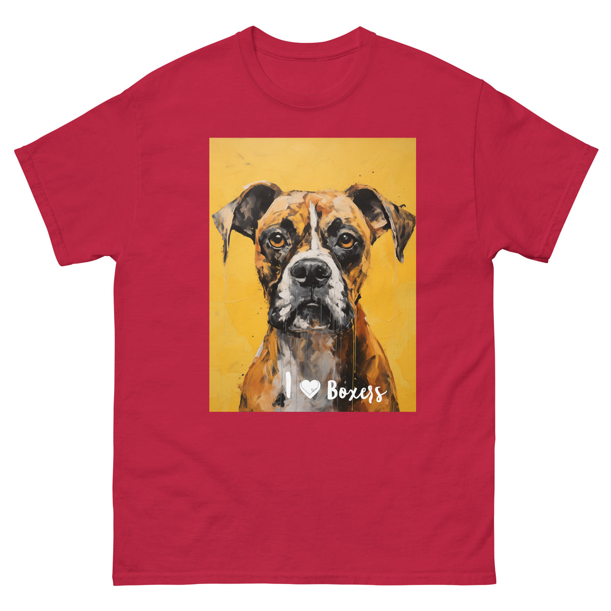 Men's classic tee - I ❤ DOGS - Boxer