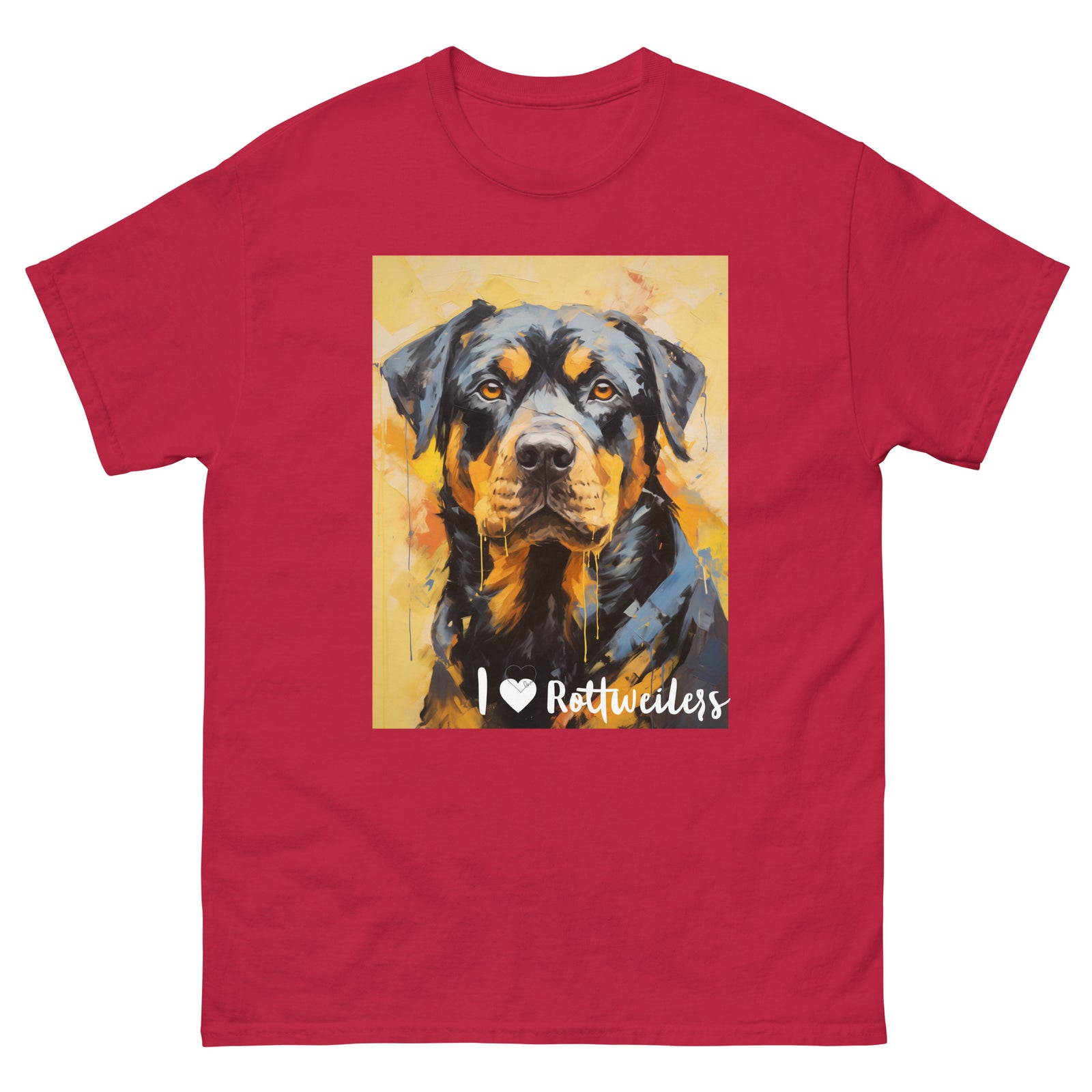 Men's classic tee - I ❤ DOGS - Rottweiler