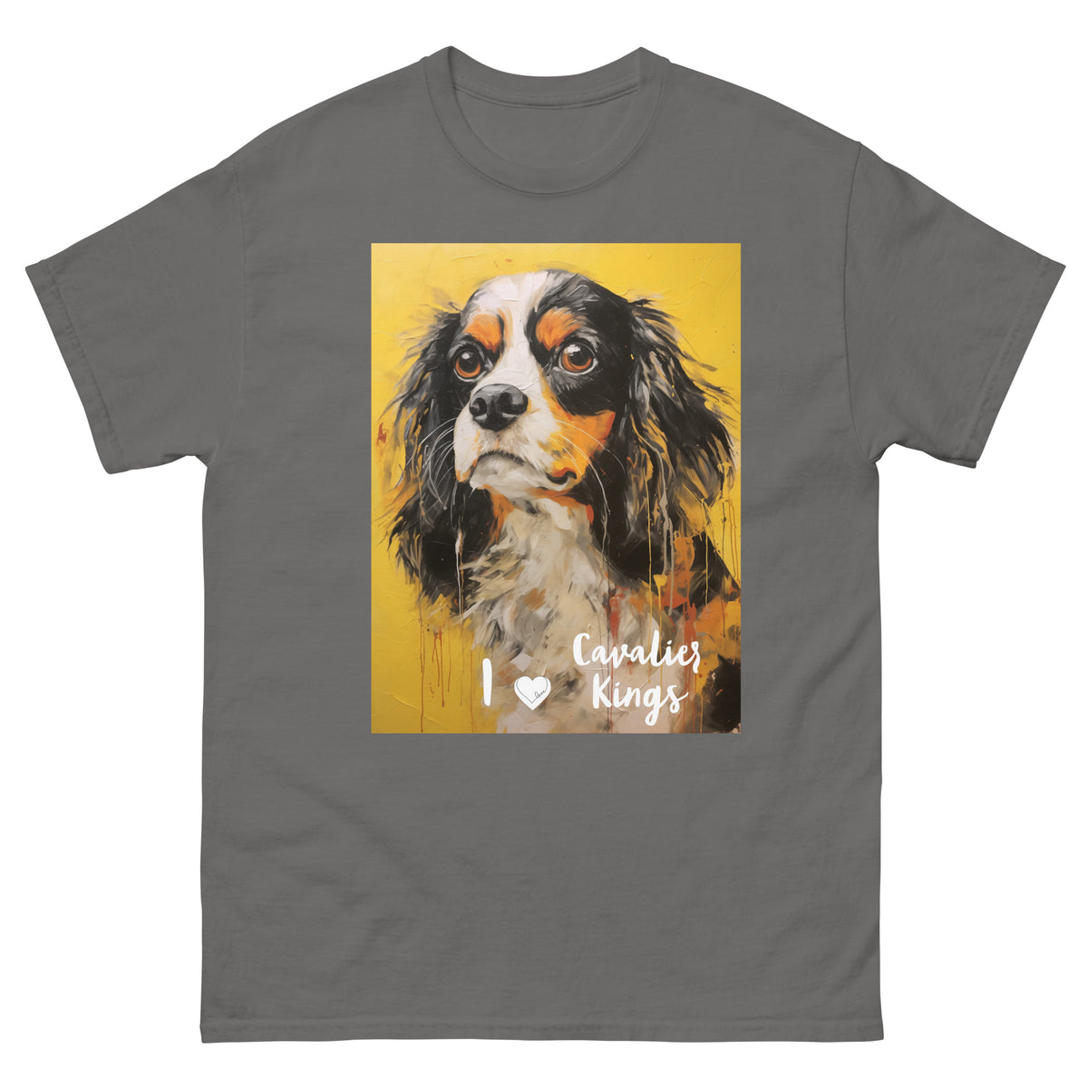 Men's classic tee - I ❤ DOGS - Cavalier King Charles Spaniel