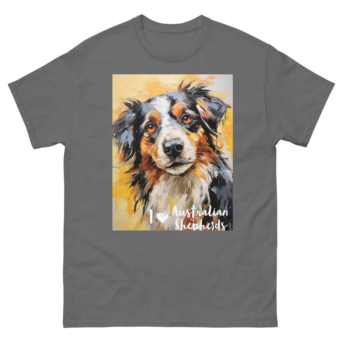 Men's classic tee - I ❤ DOGS - Australian Shepherd