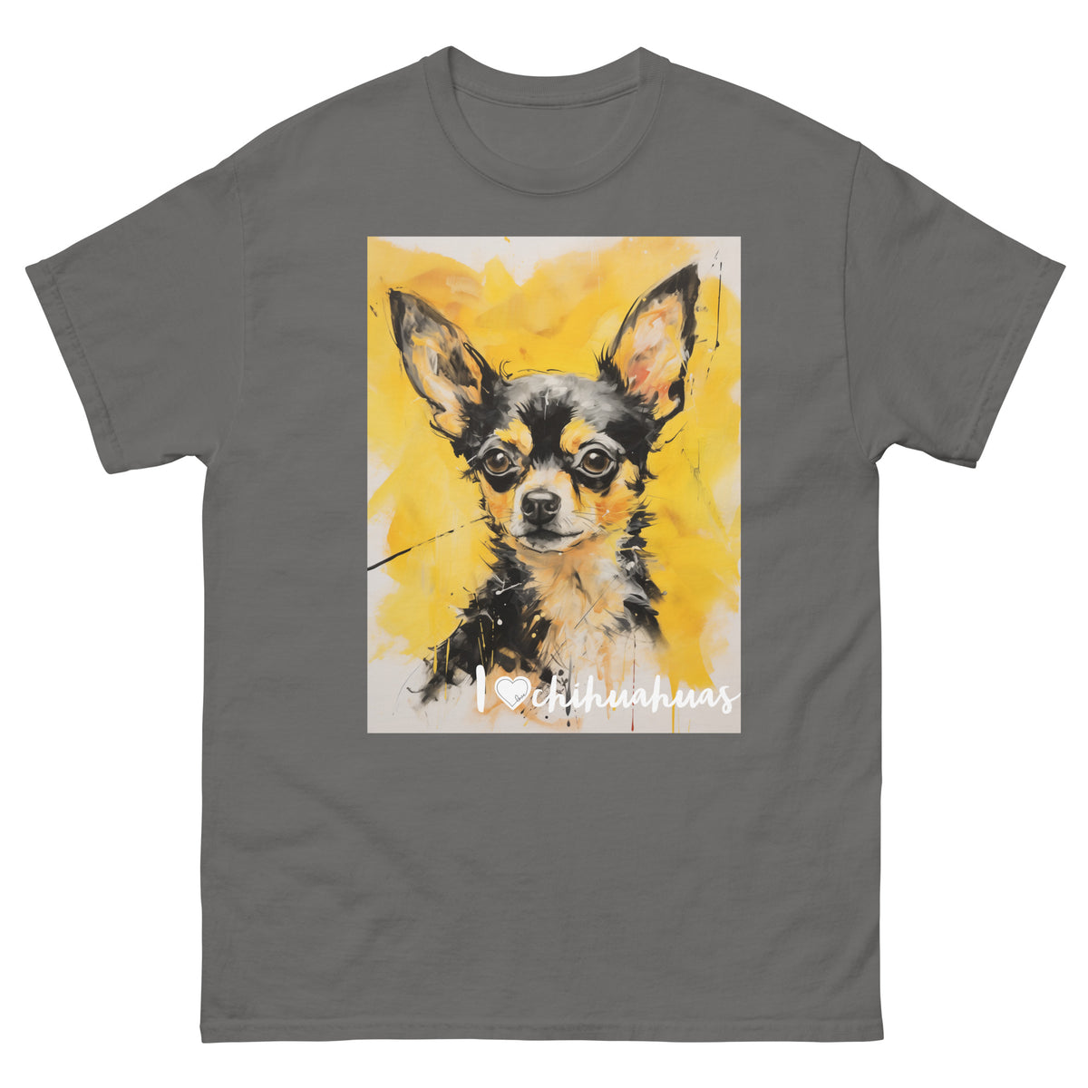 Men's classic tee - I ❤ DOGS - Chihuahua