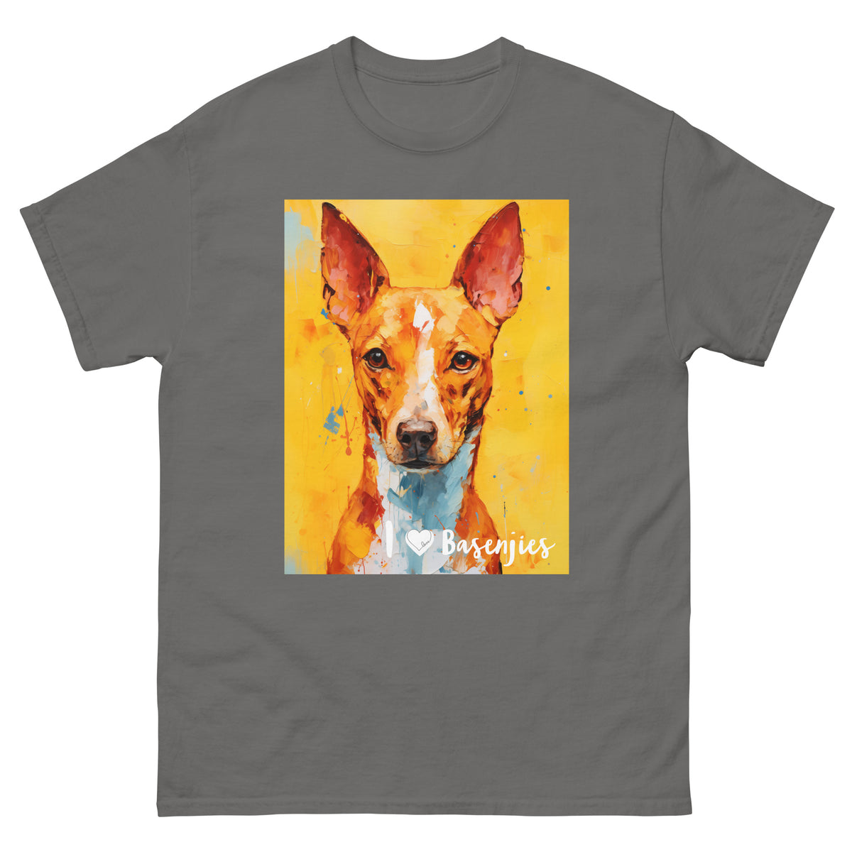 Men's classic tee - I ❤ DOGS - Basenji