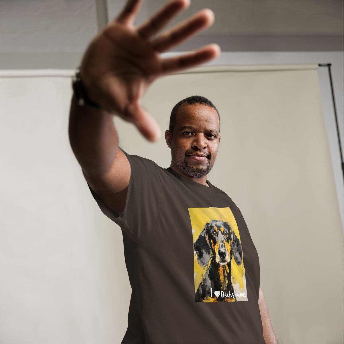 Men's classic tee - I ❤ DOGS - Dachshund