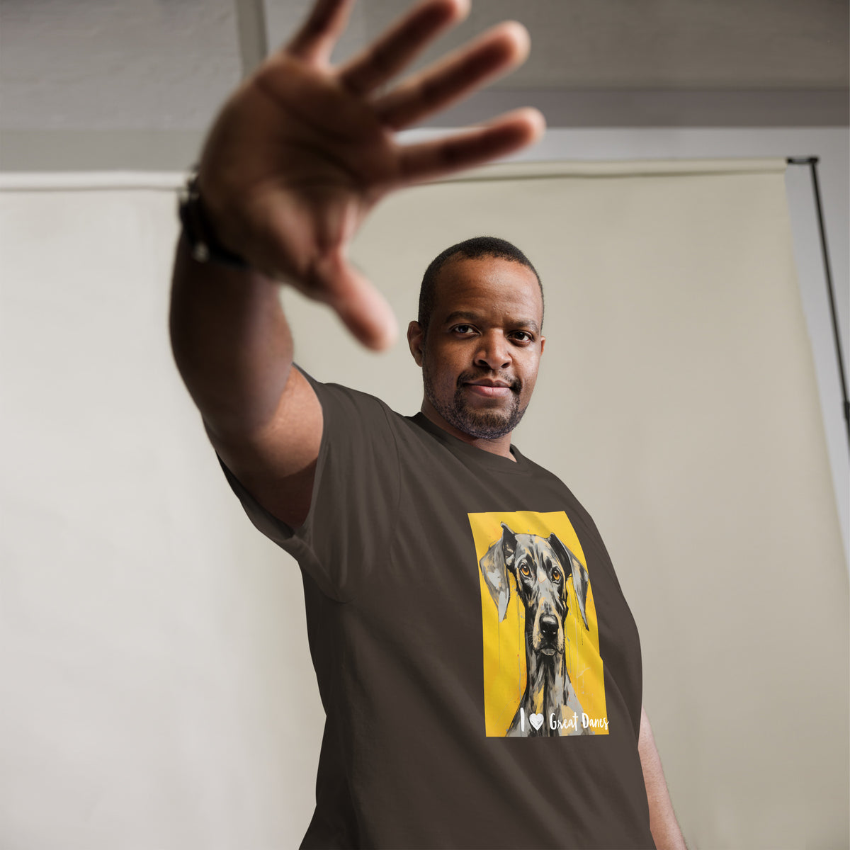 Men's classic tee - I ❤ DOGS - Great Dane