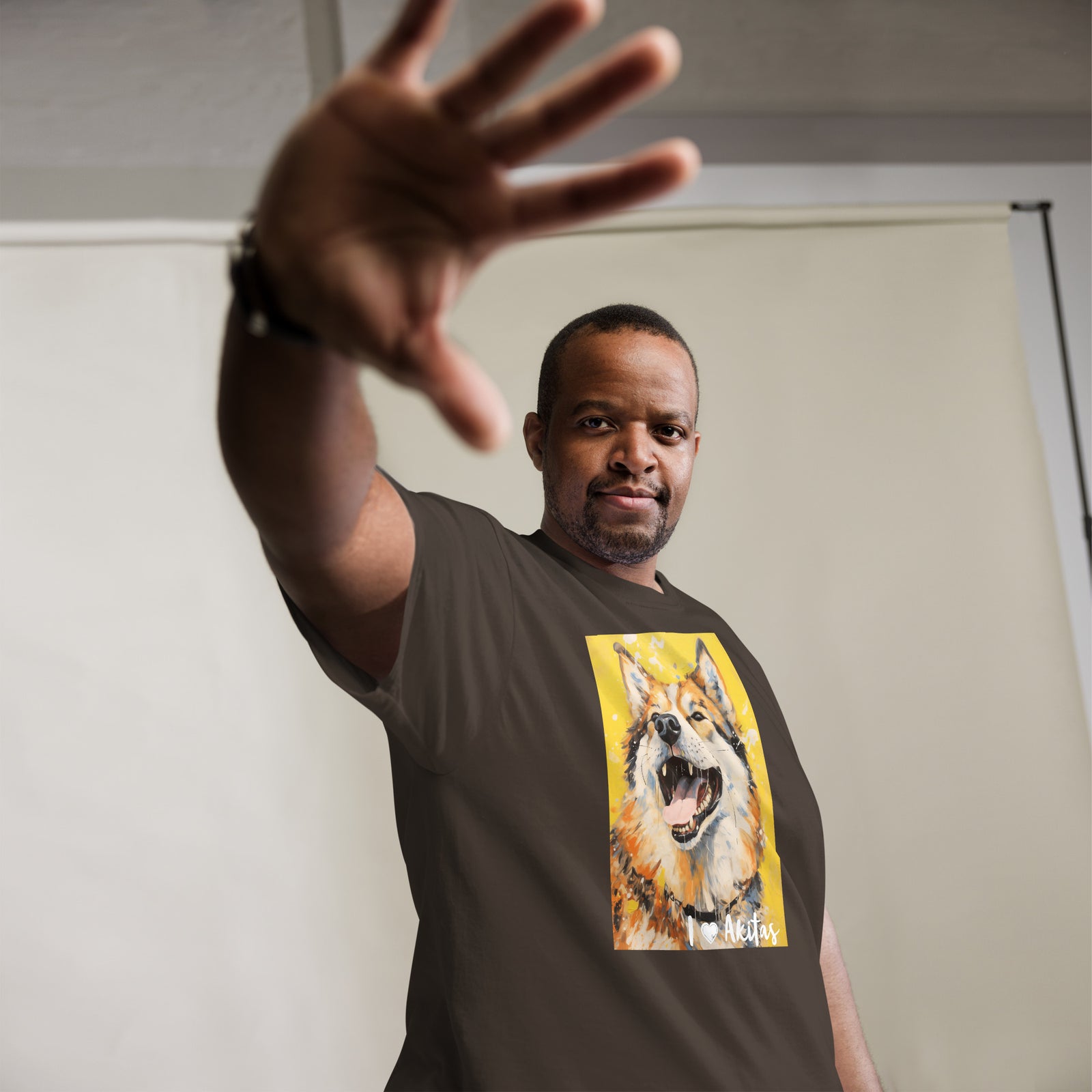 Men's classic tee - I ❤ DOGS - Akita