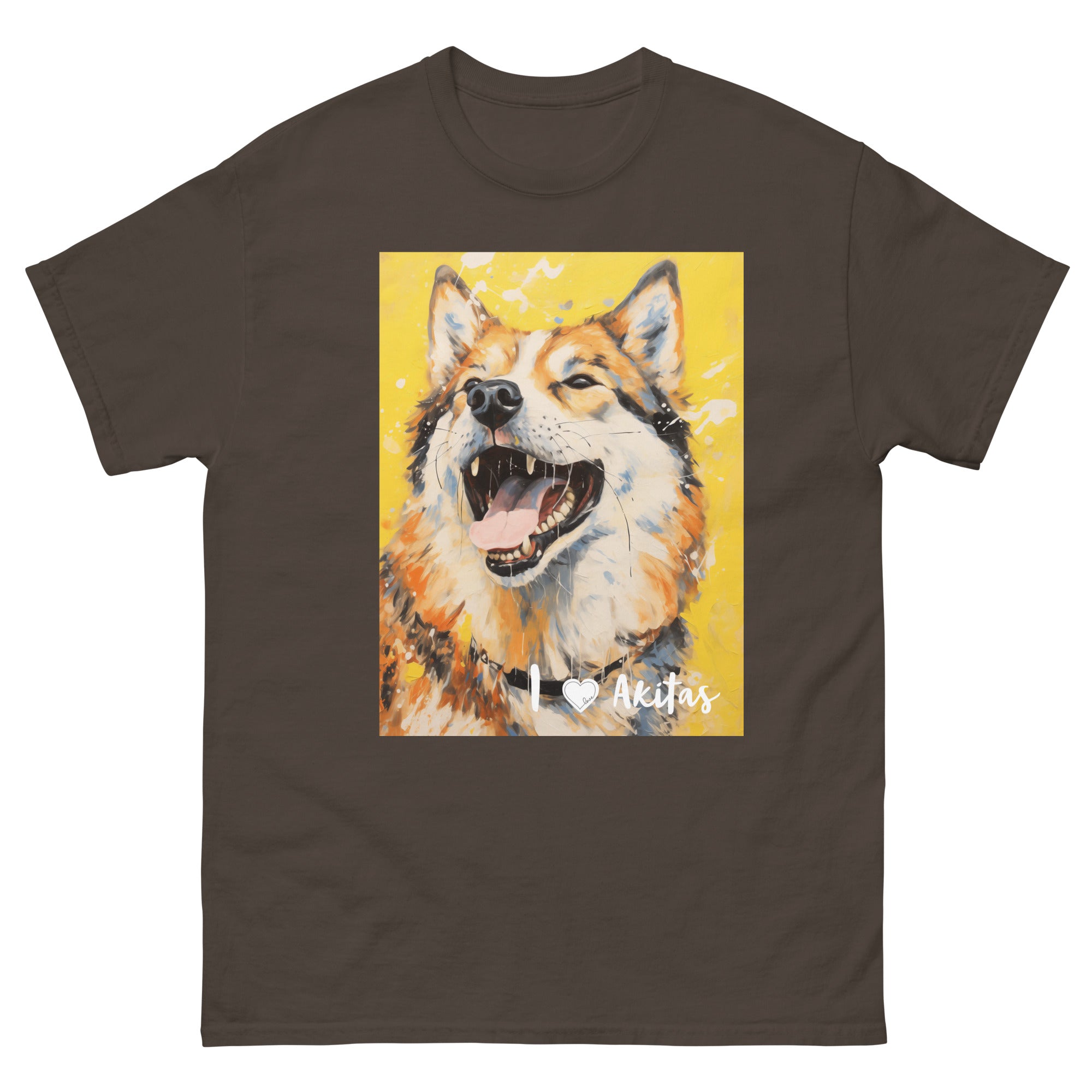 Men's classic tee - I ❤ DOGS - Akita