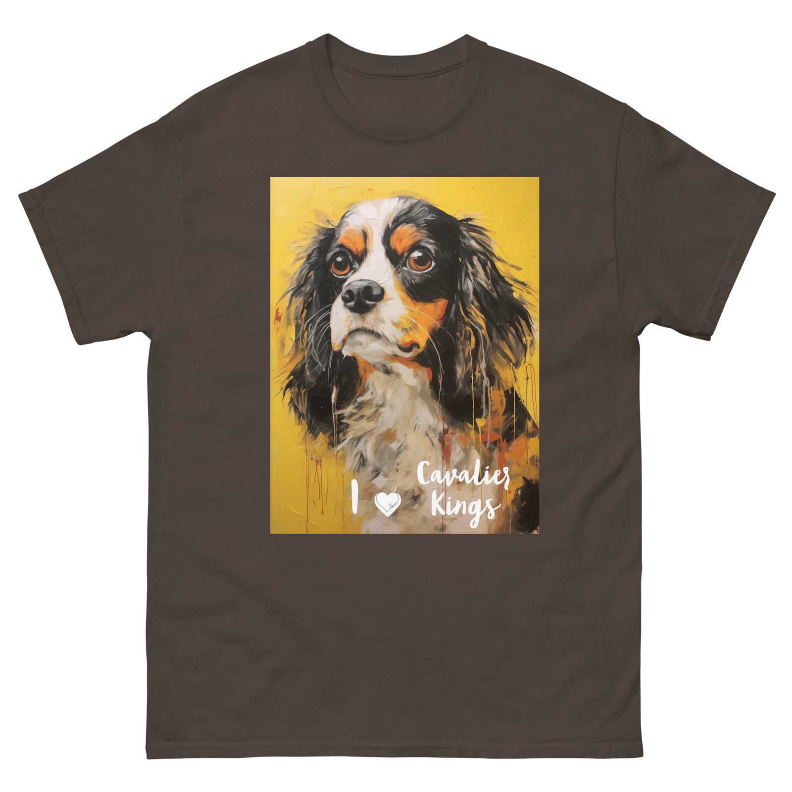 Men's classic tee - I ❤ DOGS - Cavalier King Charles Spaniel