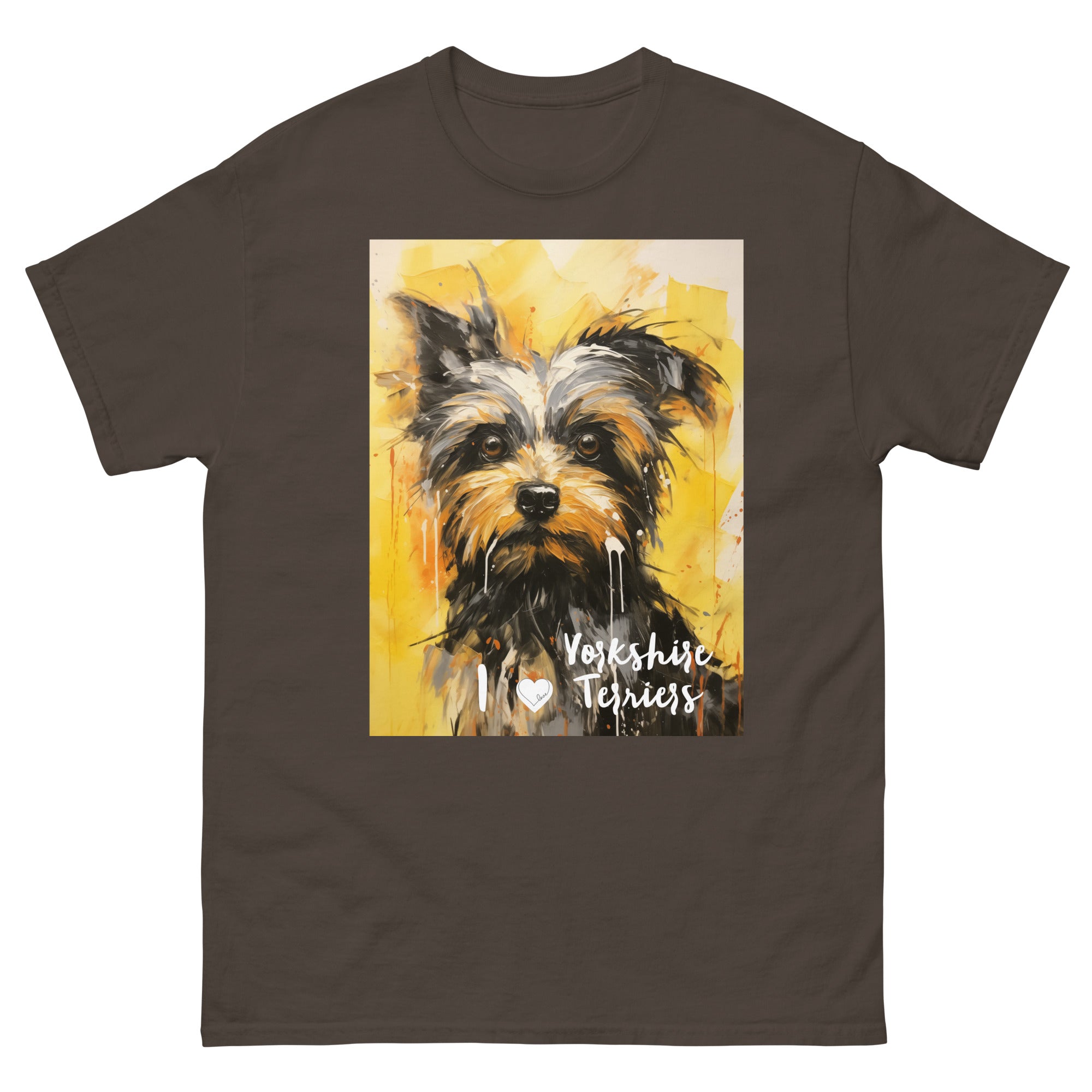 Men's classic tee - I ❤ DOGS - Yorkshire Terrier