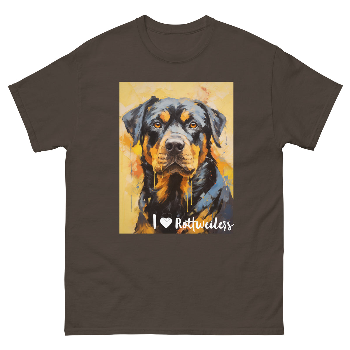 Men's classic tee - I ❤ DOGS - Rottweiler