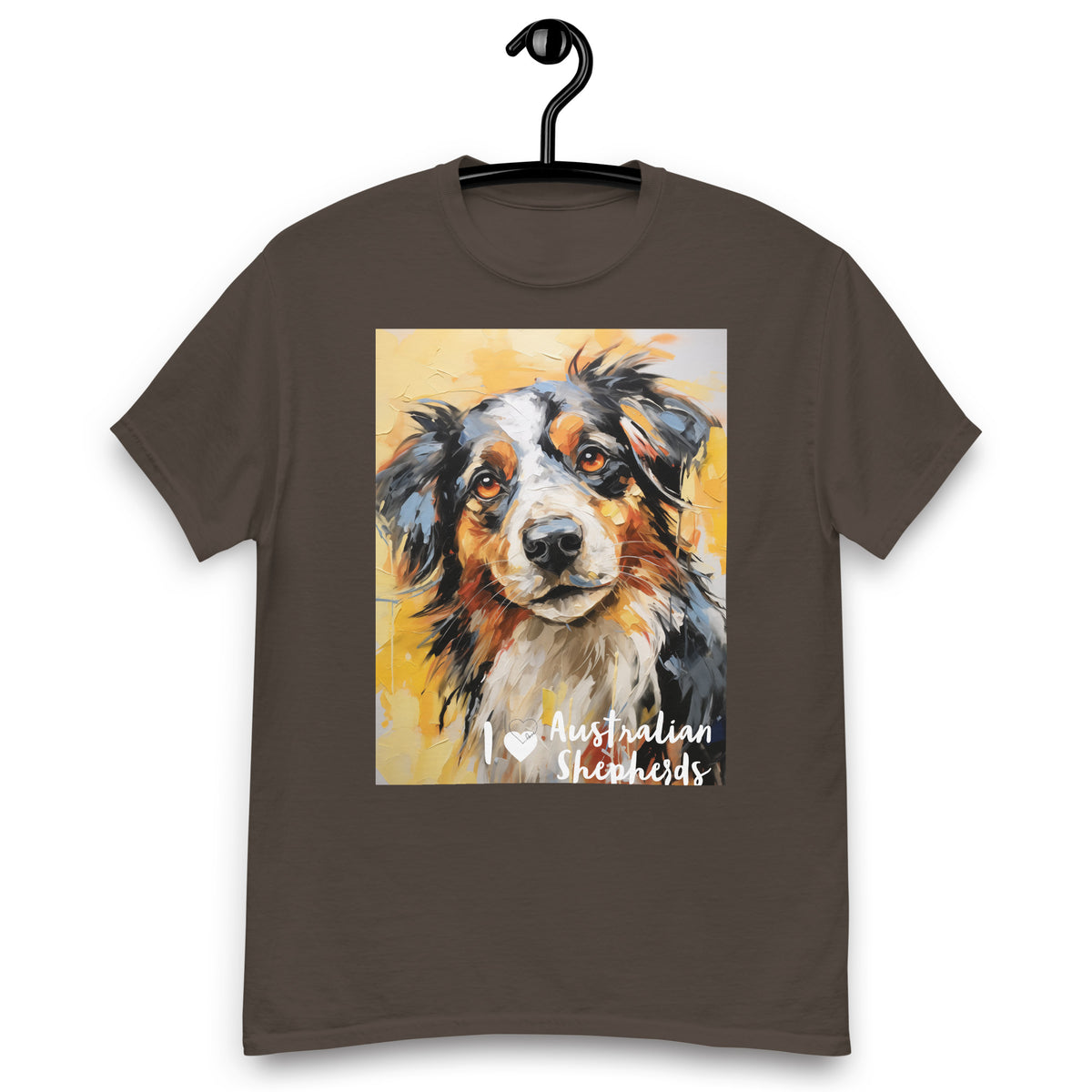 Men's classic tee - I ❤ DOGS - Australian Shepherd