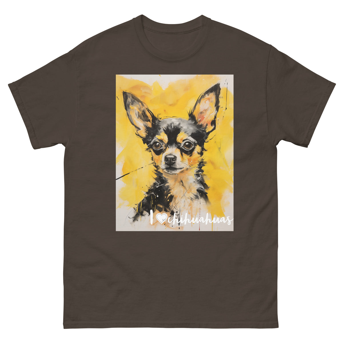 Men's classic tee - I ❤ DOGS - Chihuahua