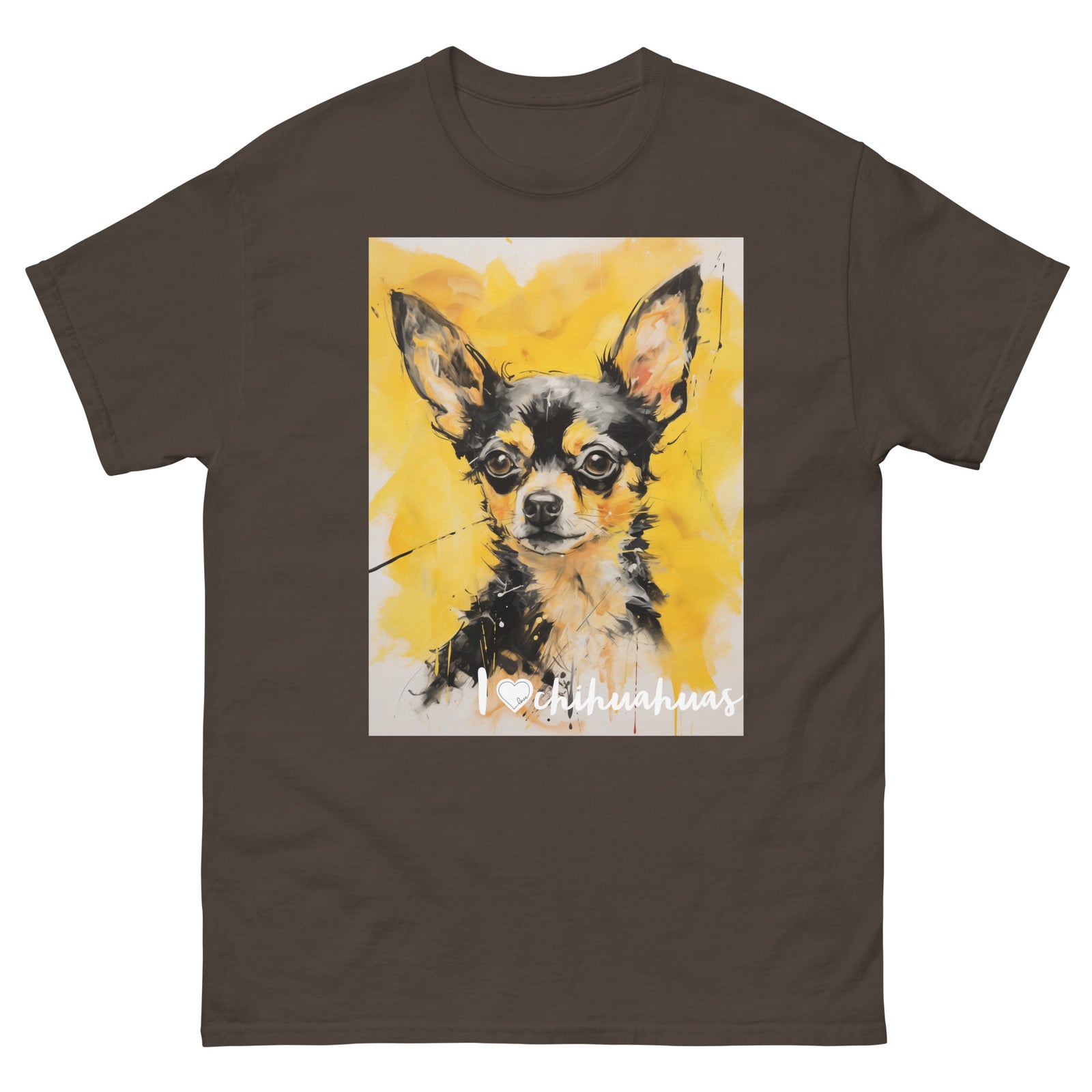 Men's classic tee - I ❤ DOGS - Chihuahua