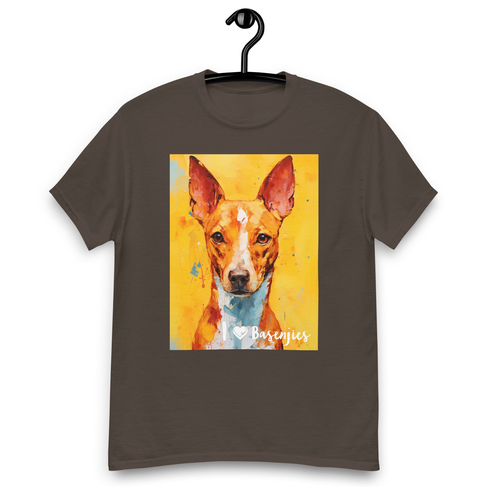 Men's classic tee - I ❤ DOGS - Basenji