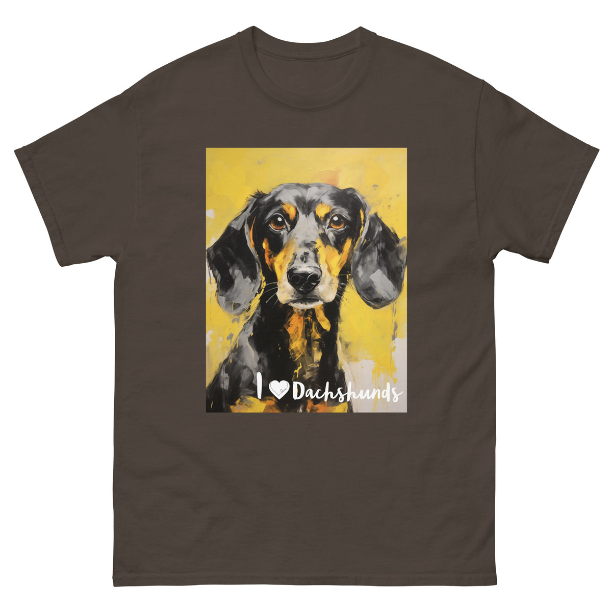 Men's classic tee - I ❤ DOGS - Dachshund