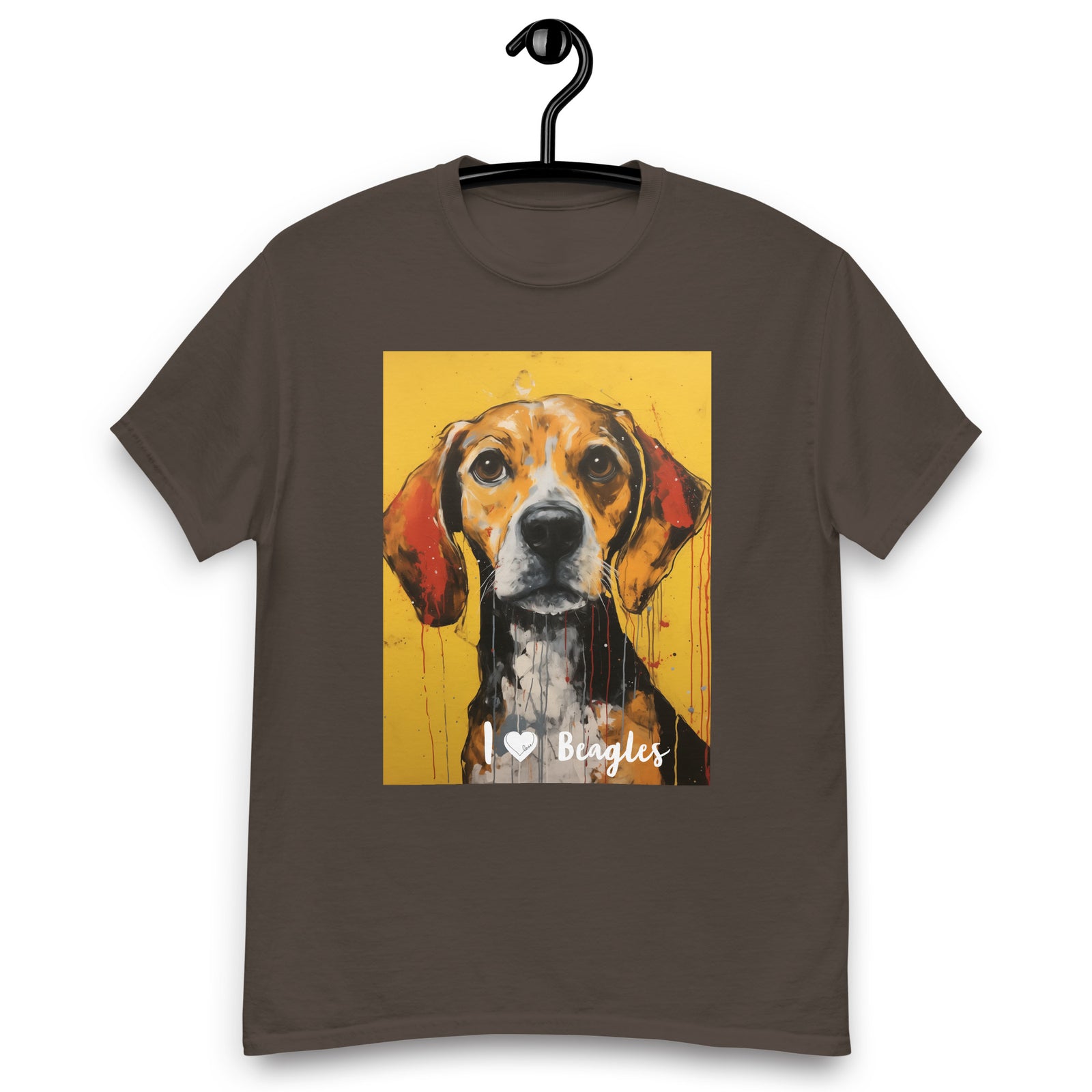 Men's classic tee - I ❤ DOGS - Beagle
