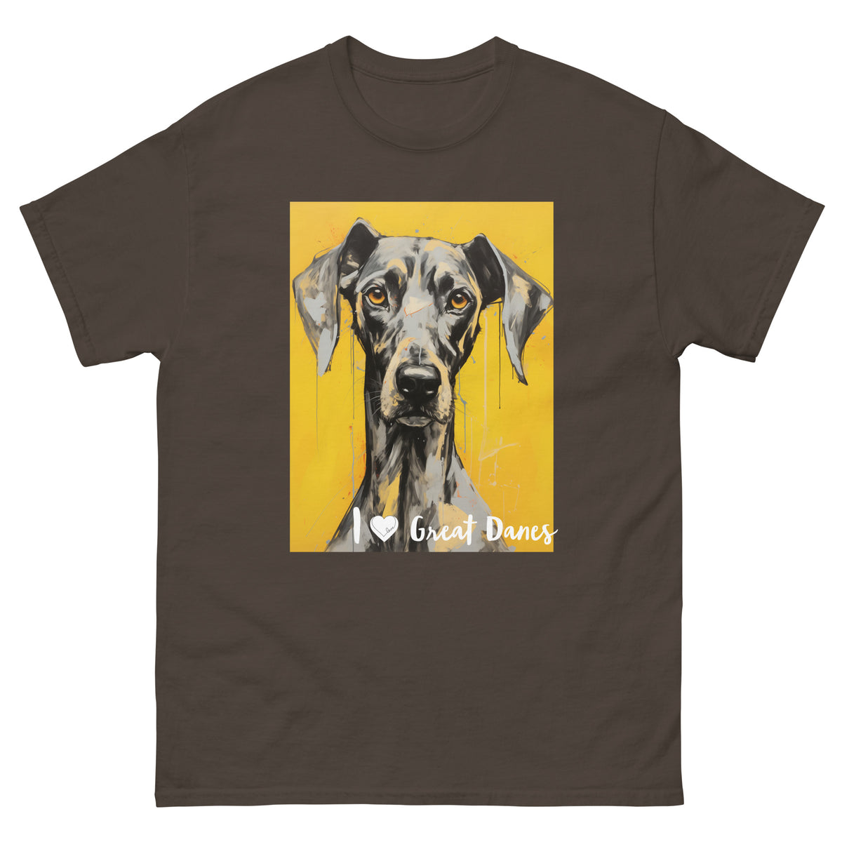 Men's classic tee - I ❤ DOGS - Great Dane