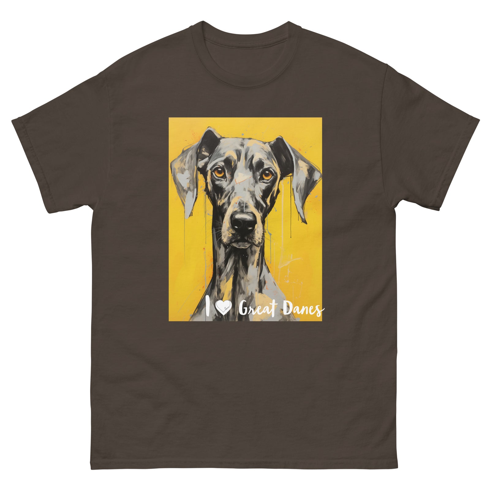 Men's classic tee - I ❤ DOGS - Great Dane