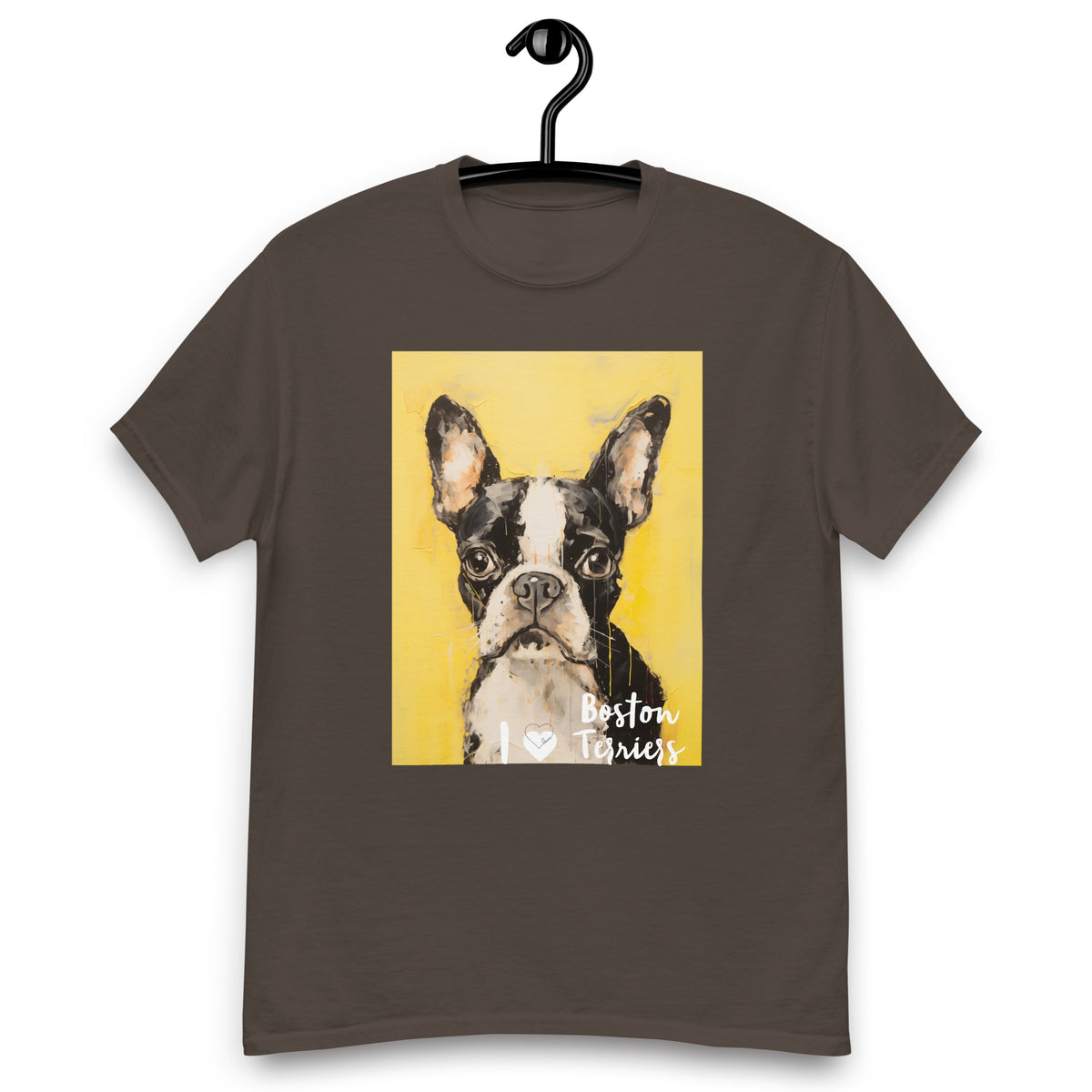 Men's classic tee - I ❤ DOGS - Boston Terrier