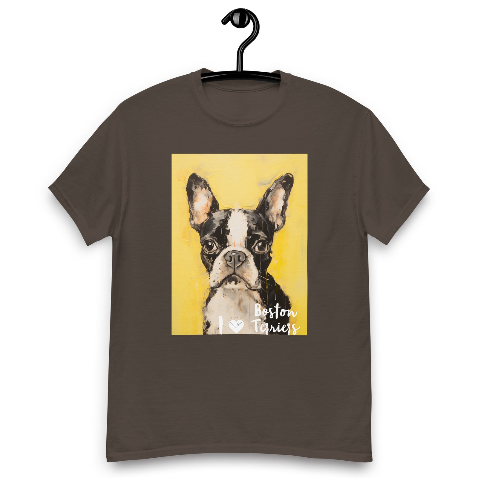 Men's classic tee - I ❤ DOGS - Boston Terrier