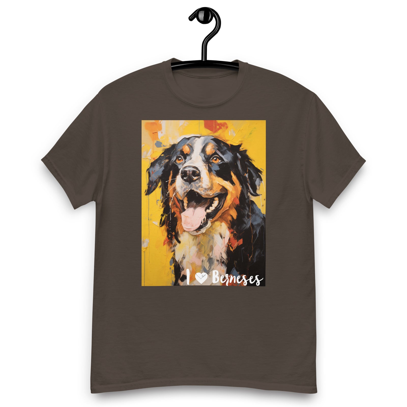 Men's classic tee - I ❤ DOGS - Bernese Mountain Dog