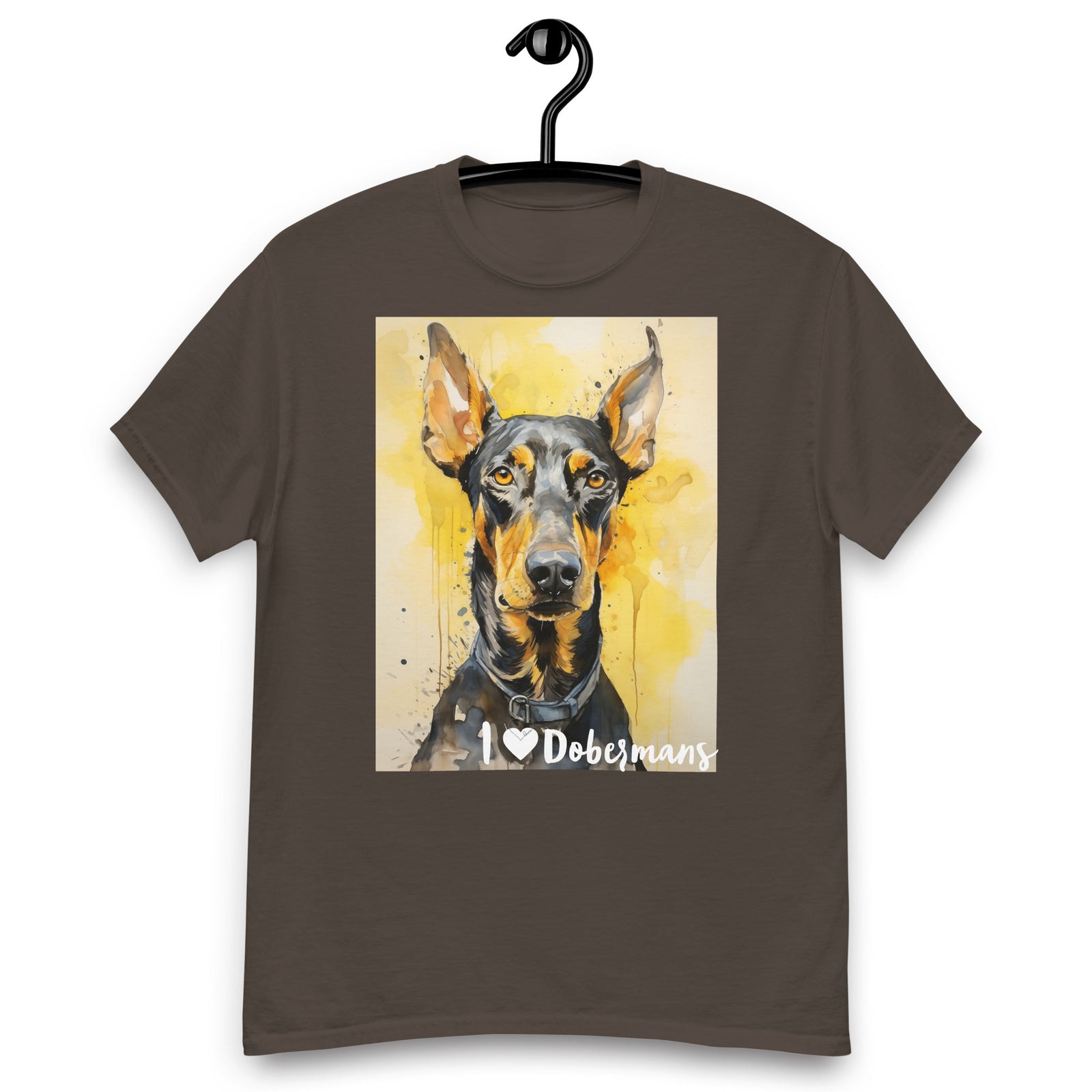 Men's classic tee - I ❤ DOGS - Doberman Pinscher