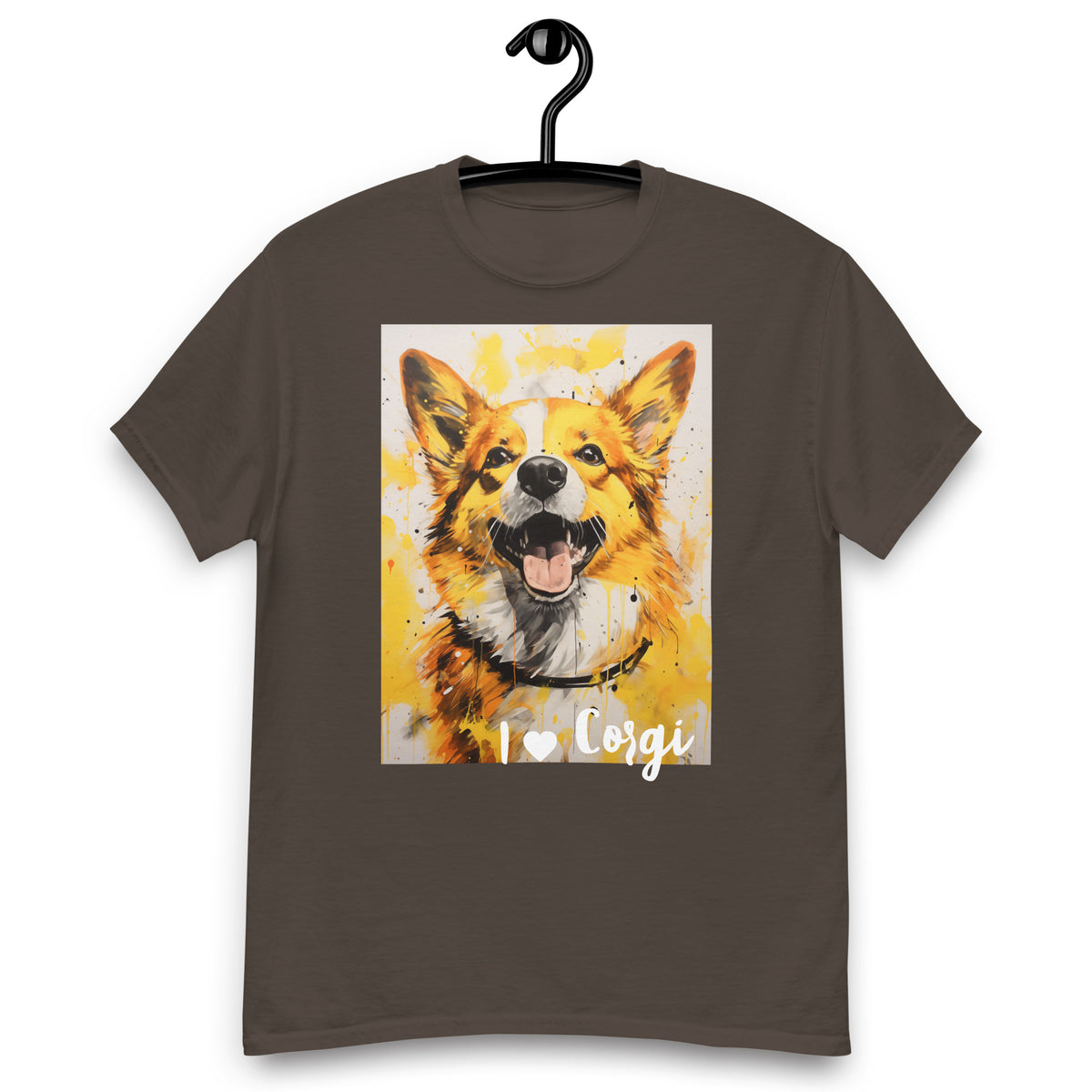 Men's classic tee - I ❤ DOGS - Pembroke Welsh Corgi