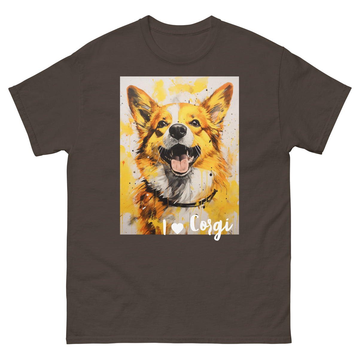 Men's classic tee - I ❤ DOGS - Pembroke Welsh Corgi