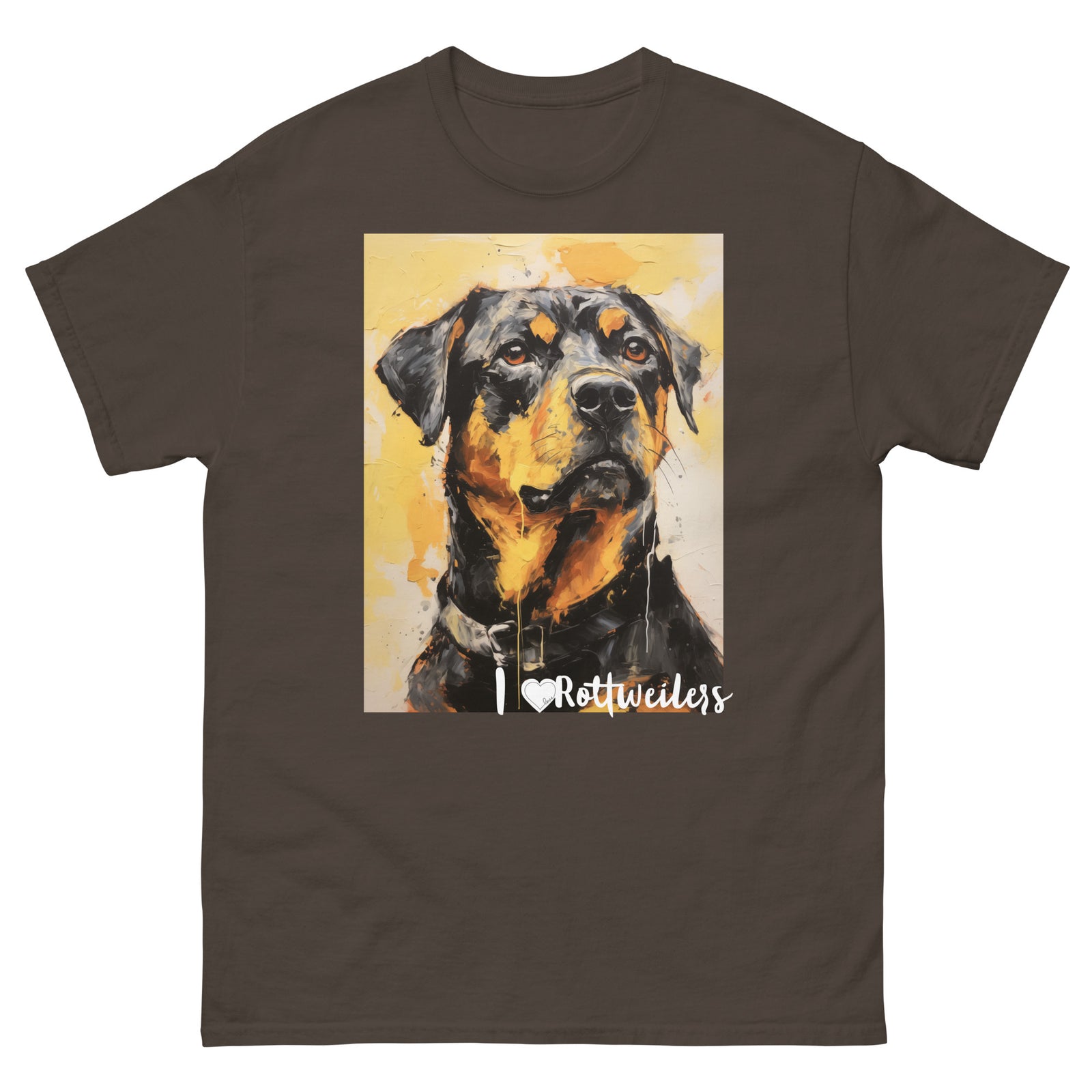 Men's classic tee - I ❤ DOGS - Rottweiler