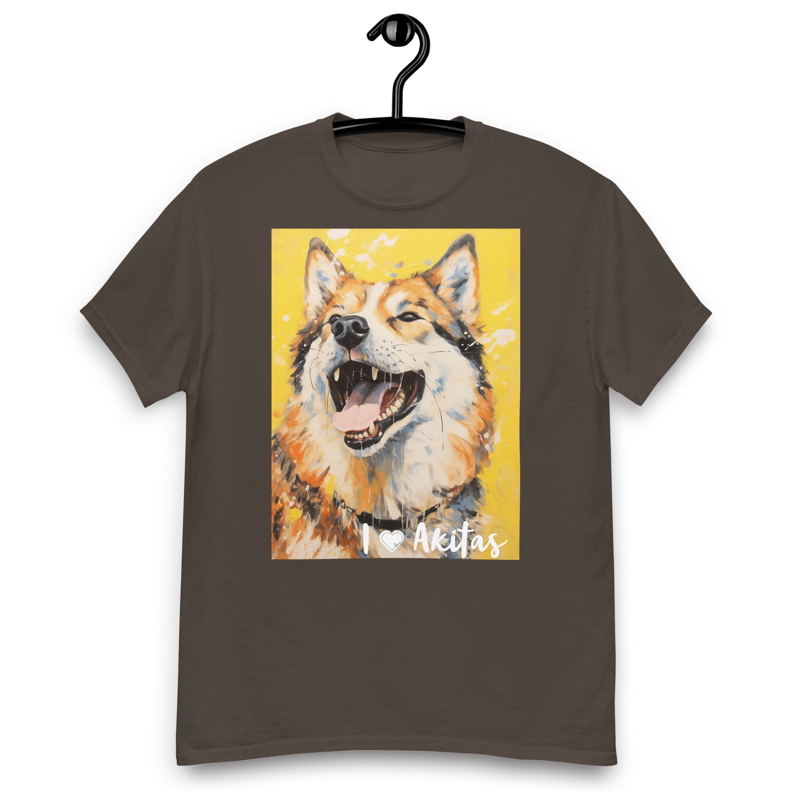 Men's classic tee - I ❤ DOGS - Akita
