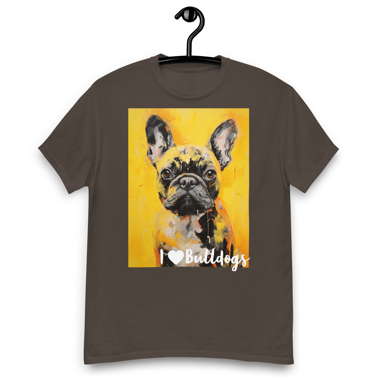 Men's classic tee - I ❤ DOGS - French Bulldog