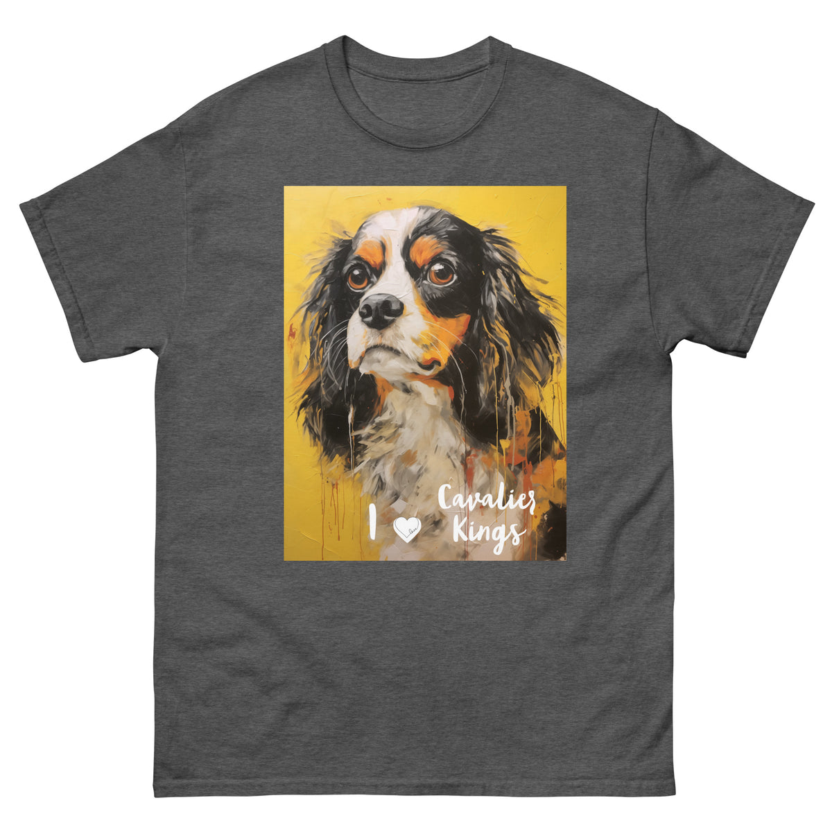 Men's classic tee - I ❤ DOGS - Cavalier King Charles Spaniel