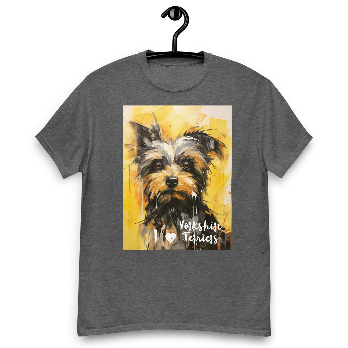 Men's classic tee - I ❤ DOGS - Yorkshire Terrier