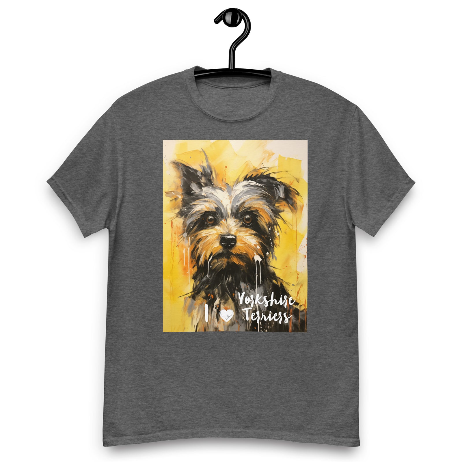 Men's classic tee - I ❤ DOGS - Yorkshire Terrier