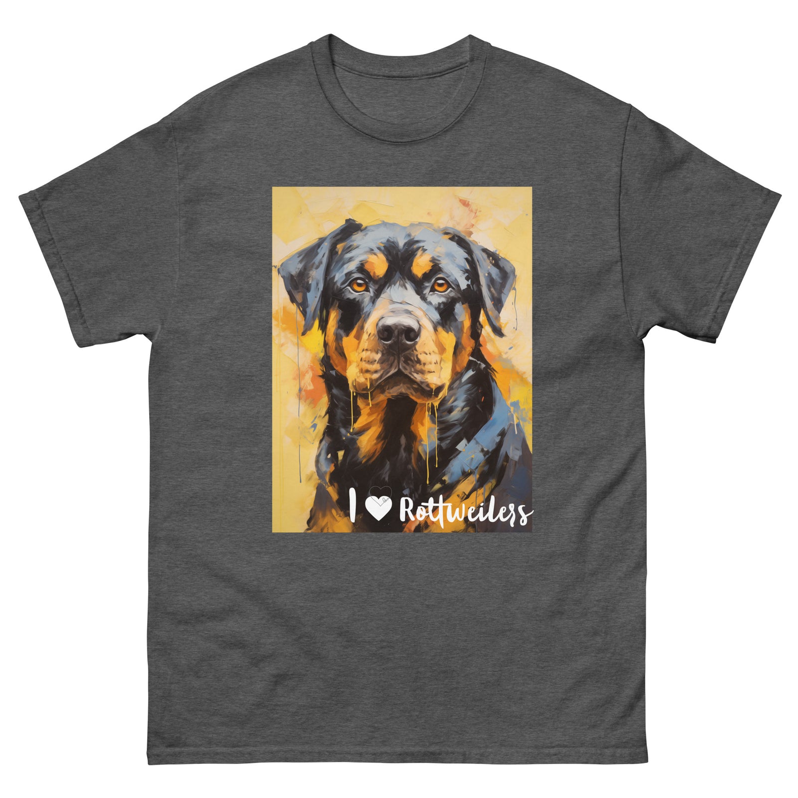 Men's classic tee - I ❤ DOGS - Rottweiler