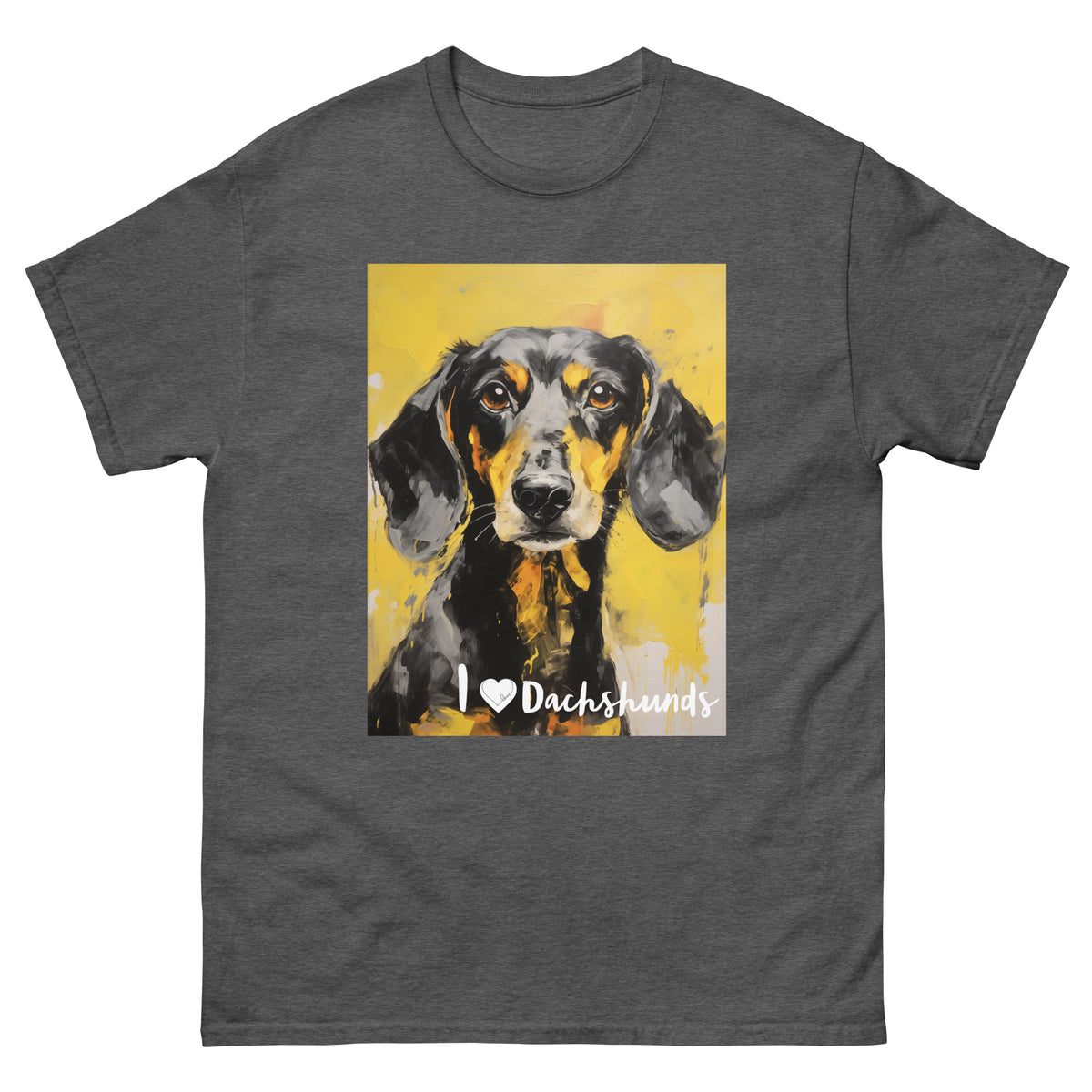 Men's classic tee - I ❤ DOGS - Dachshund