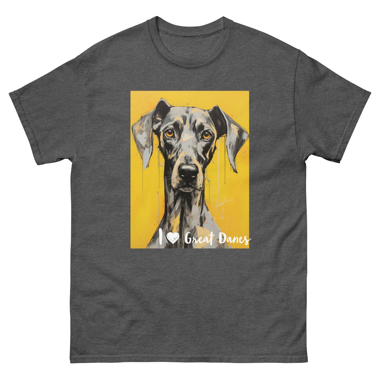 Men's classic tee - I ❤ DOGS - Great Dane