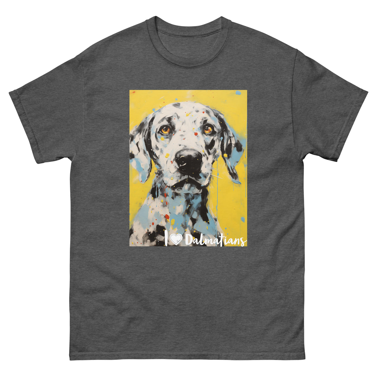 Men's classic tee - I ❤ DOGS - Dalmatian