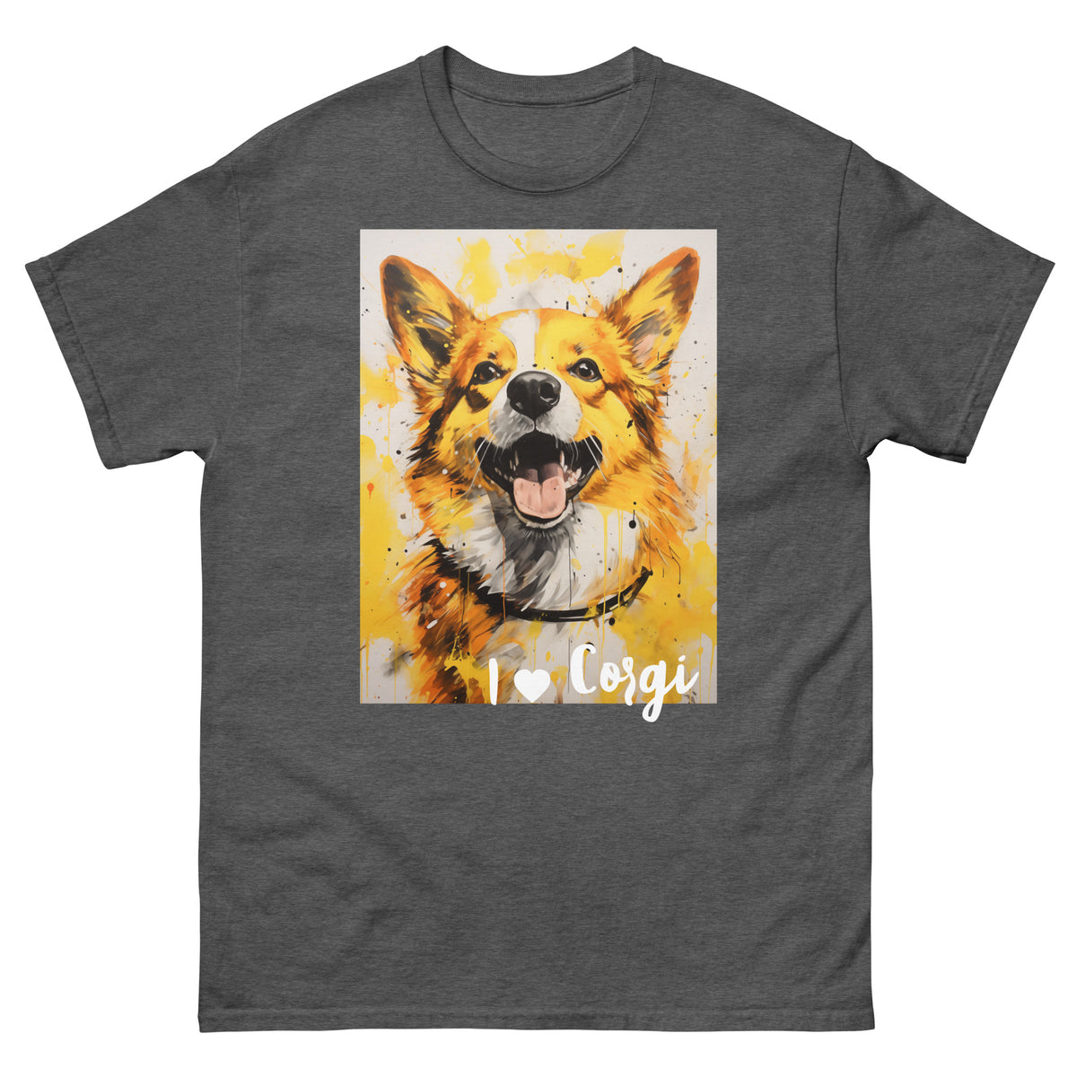 Men's classic tee - I ❤ DOGS - Pembroke Welsh Corgi