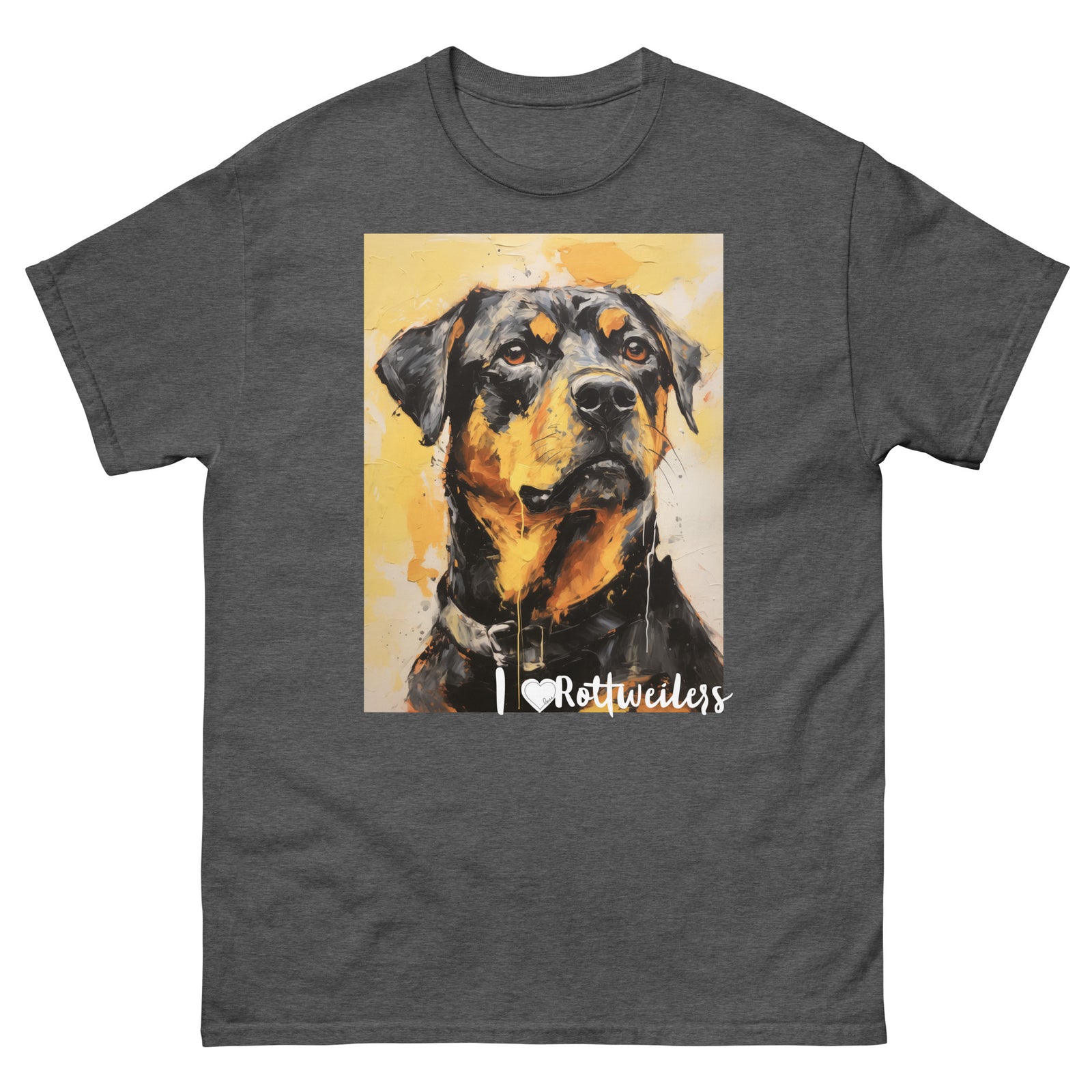Men's classic tee - I ❤ DOGS - Rottweiler
