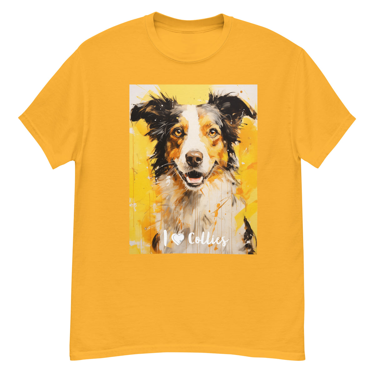 Men's classic tee - I ❤ DOGS - Border Collie