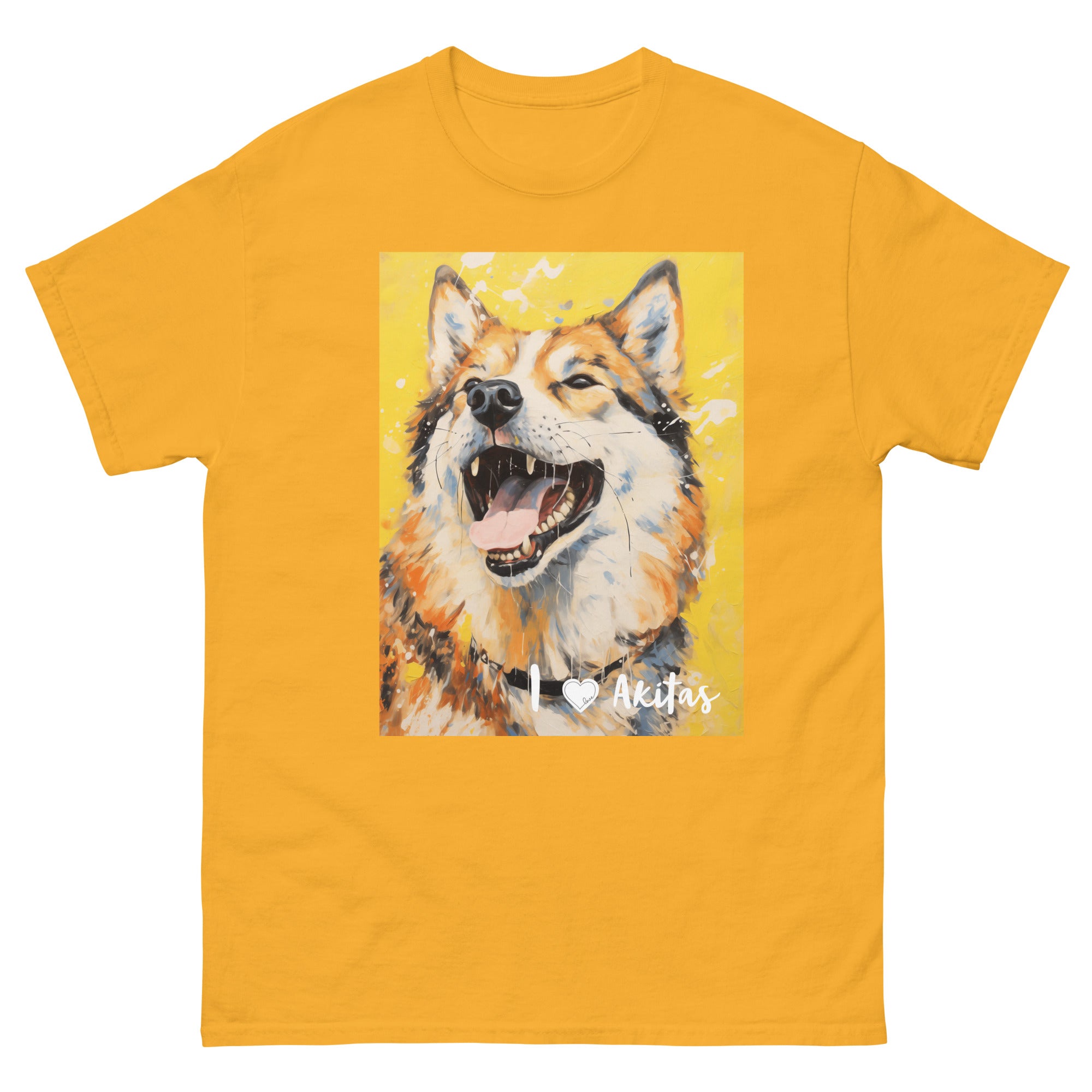 Men's classic tee - I ❤ DOGS - Akita