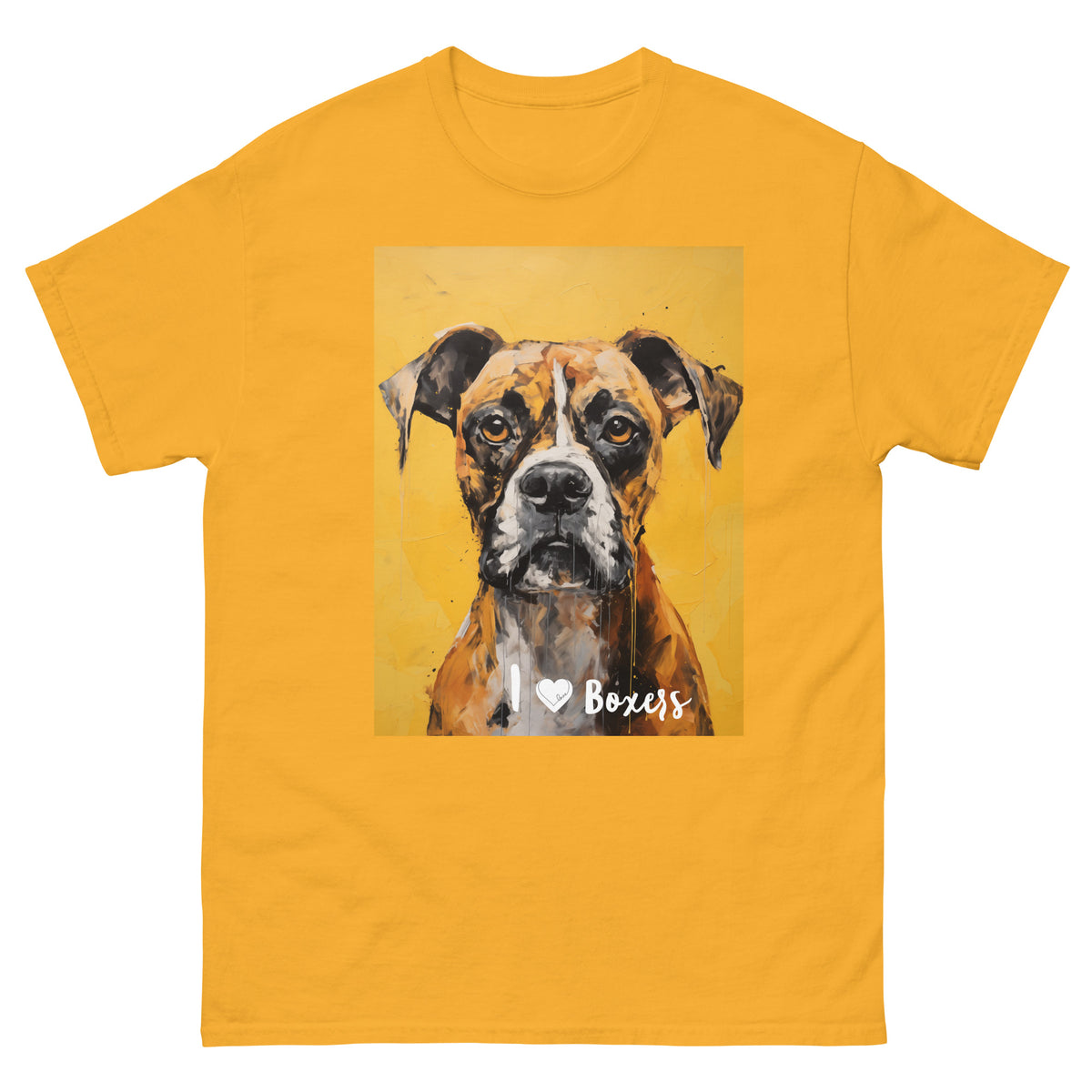 Men's classic tee - I ❤ DOGS - Boxer