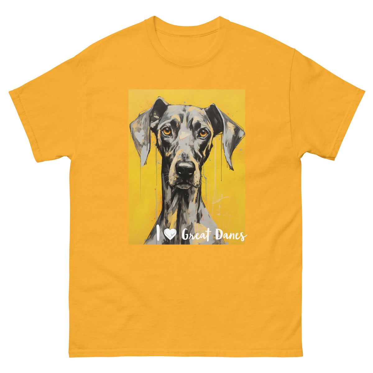 Men's classic tee - I ❤ DOGS - Great Dane