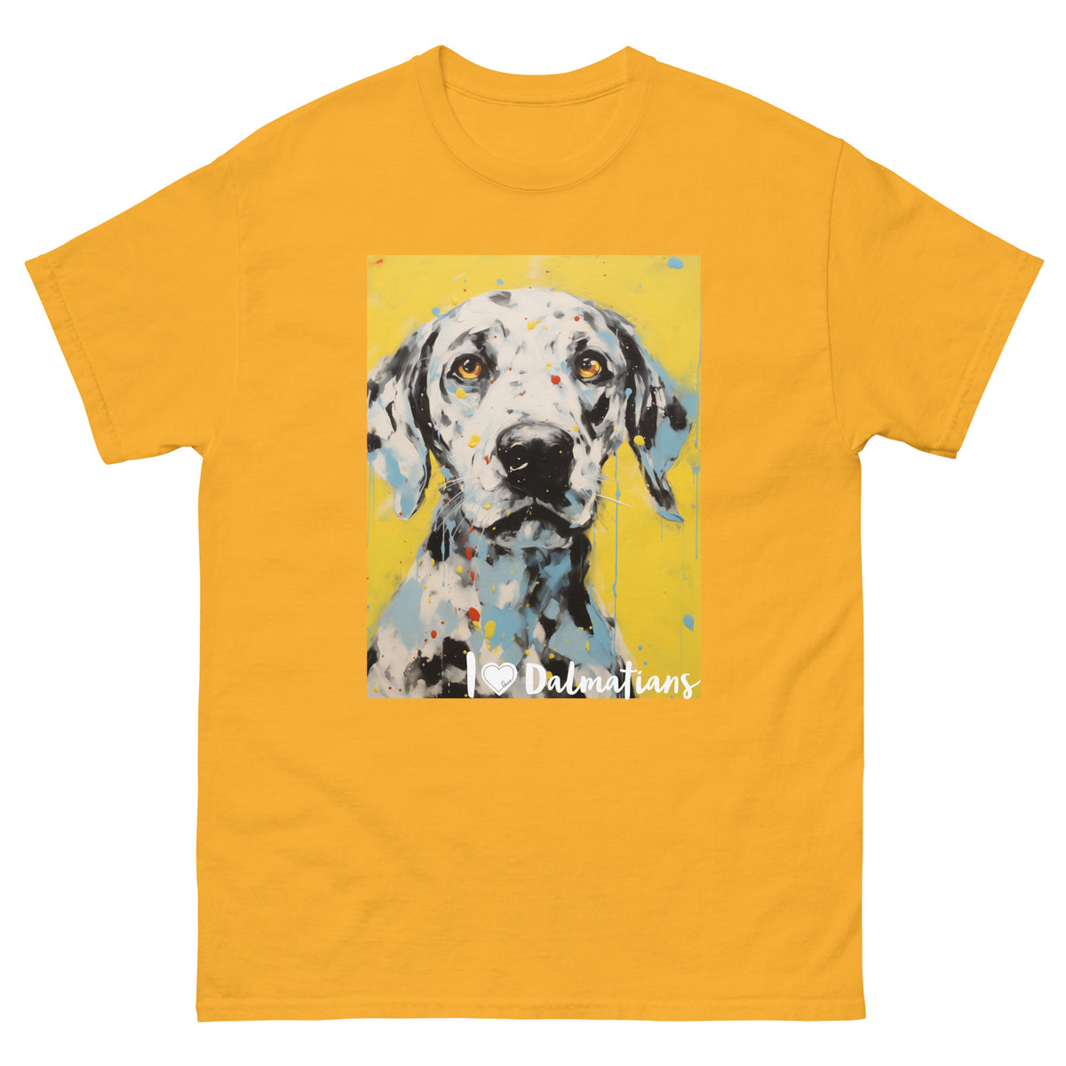 Men's classic tee - I ❤ DOGS - Dalmatian